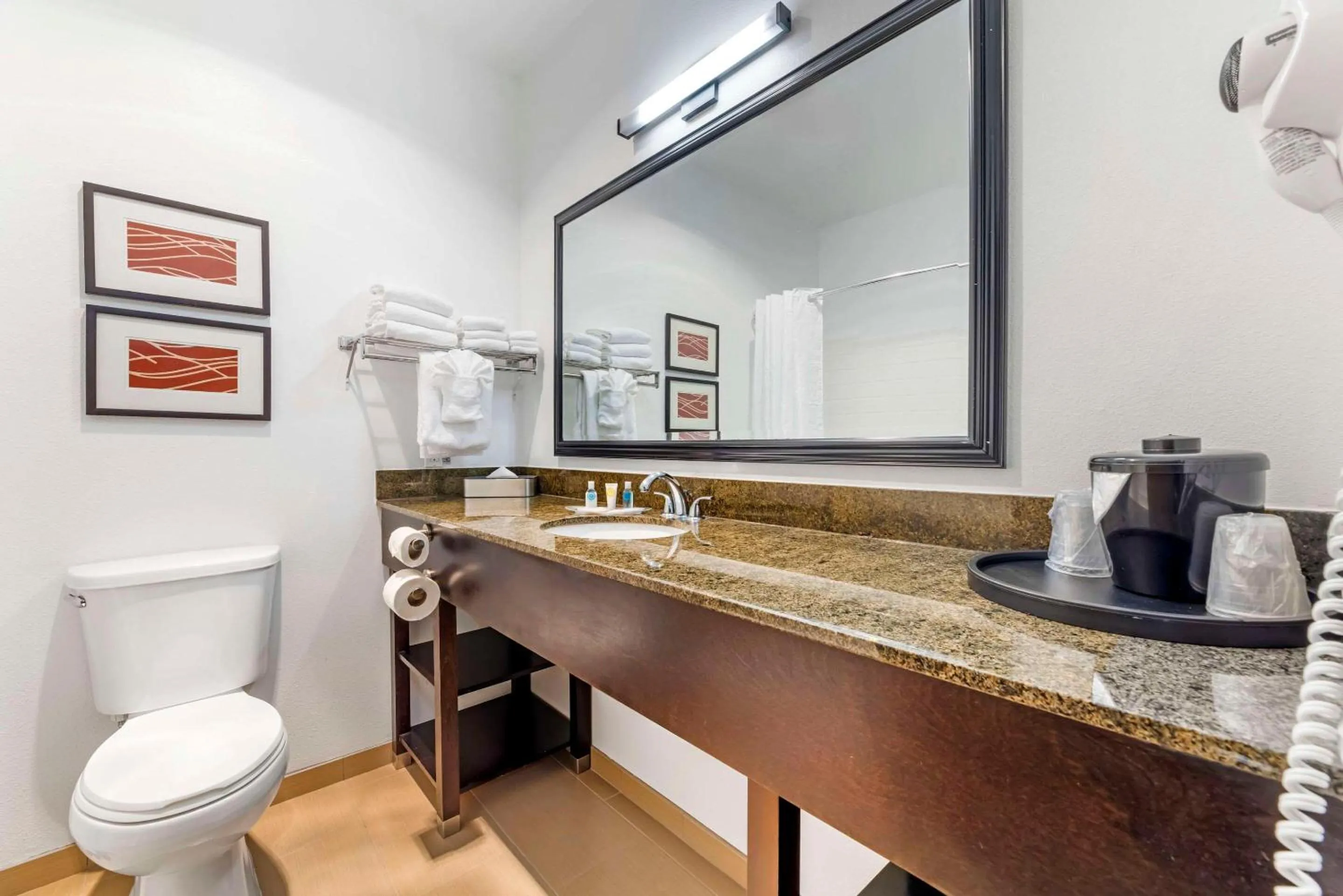 Bedroom in Comfort Suites Near Vancouver Mall