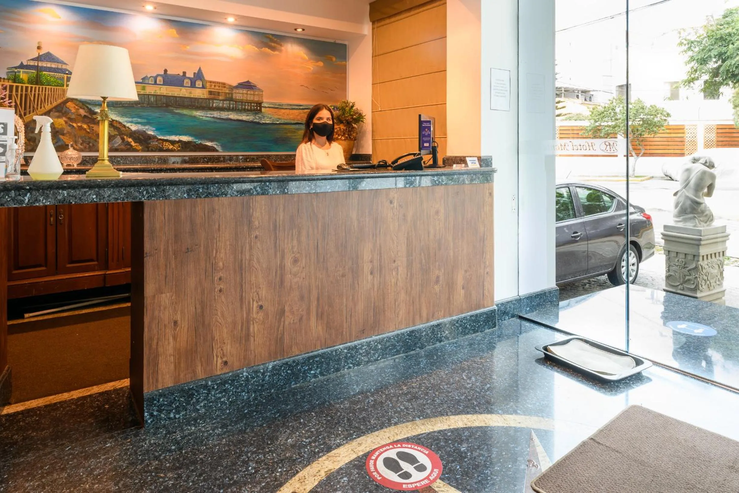 Lobby or reception in Hotel Monte Real