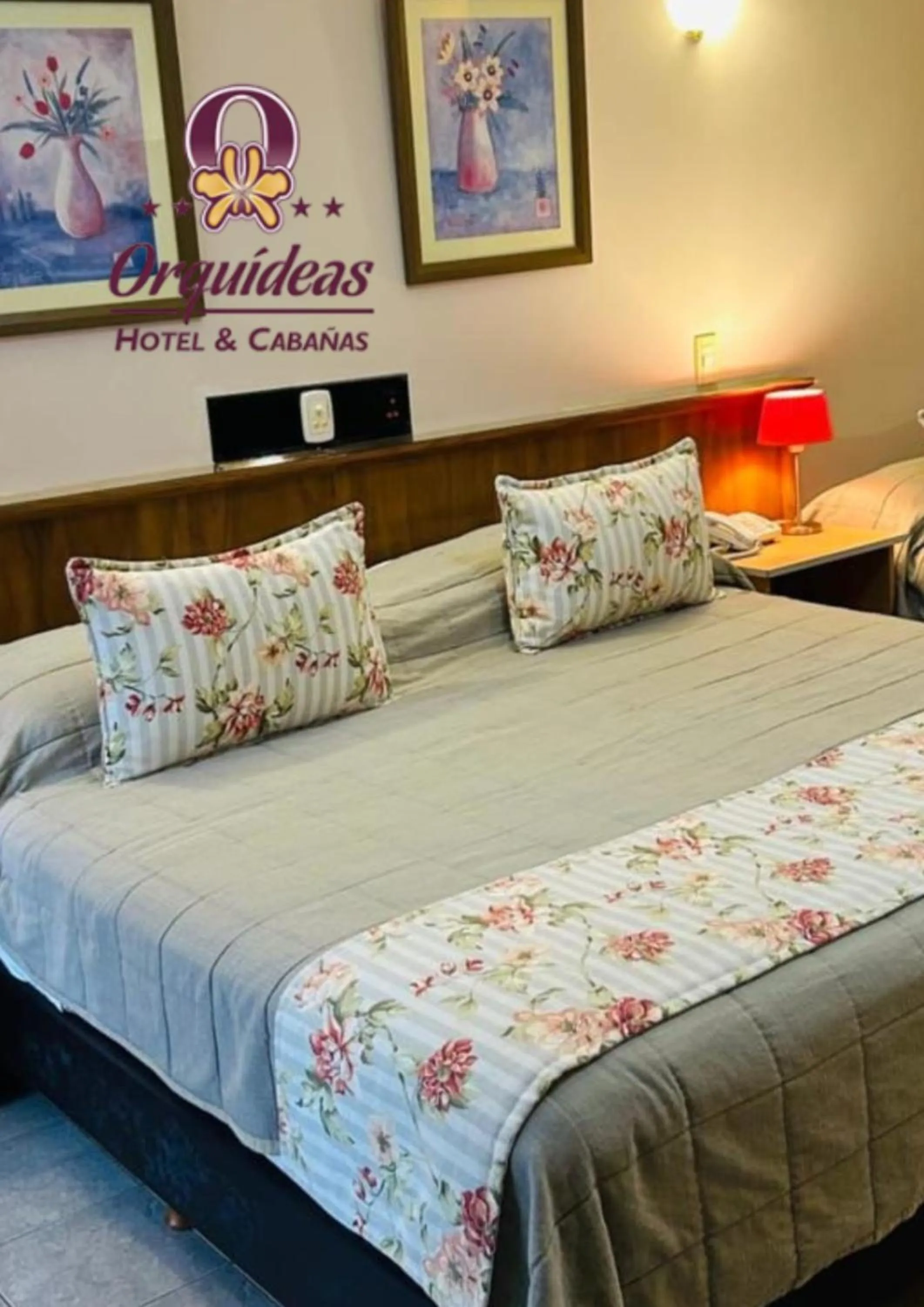 Bed in Orquideas Hotel & Cabañas