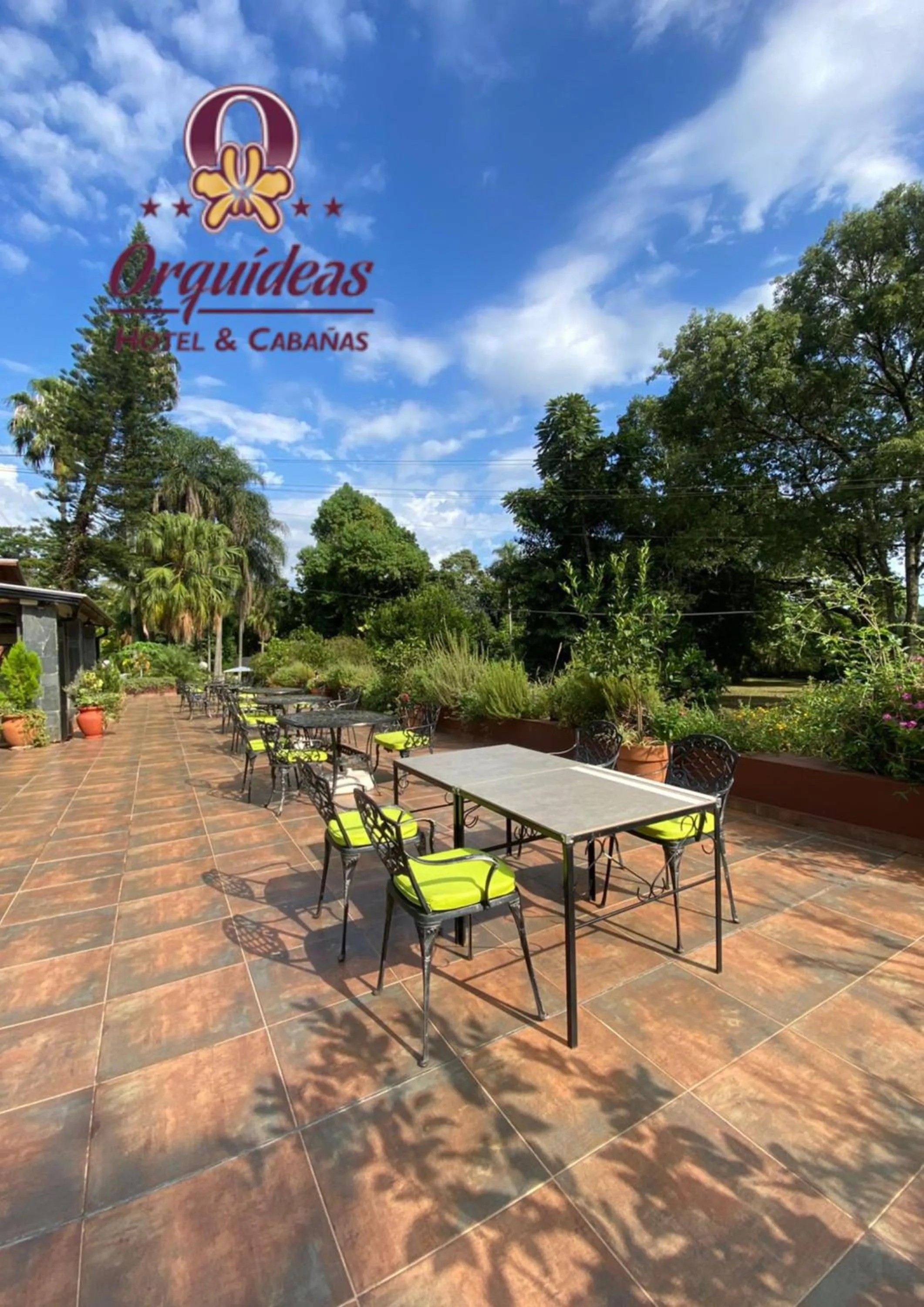 Garden view in Orquideas Hotel & Cabañas