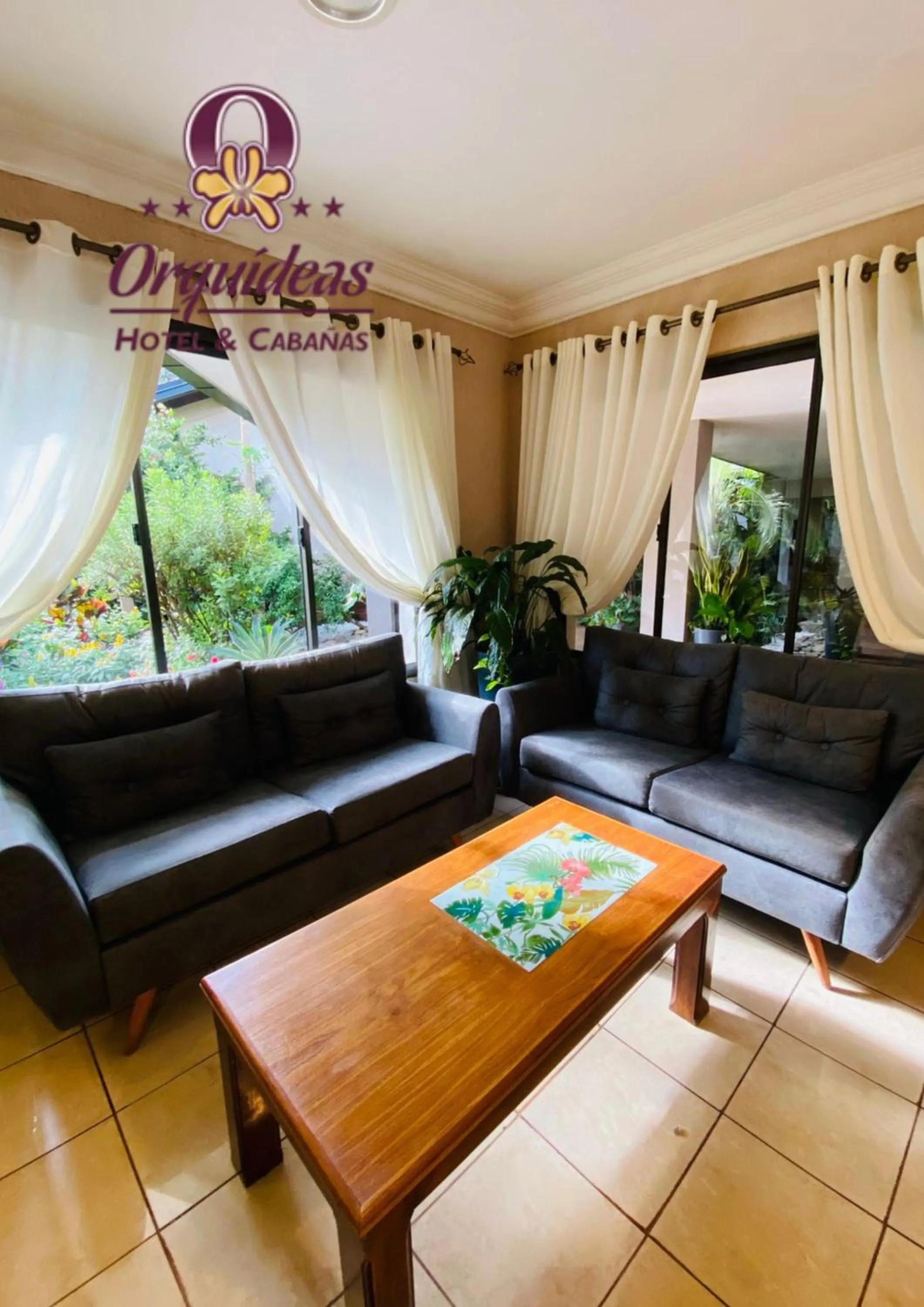 Seating area in Orquideas Hotel & Cabañas