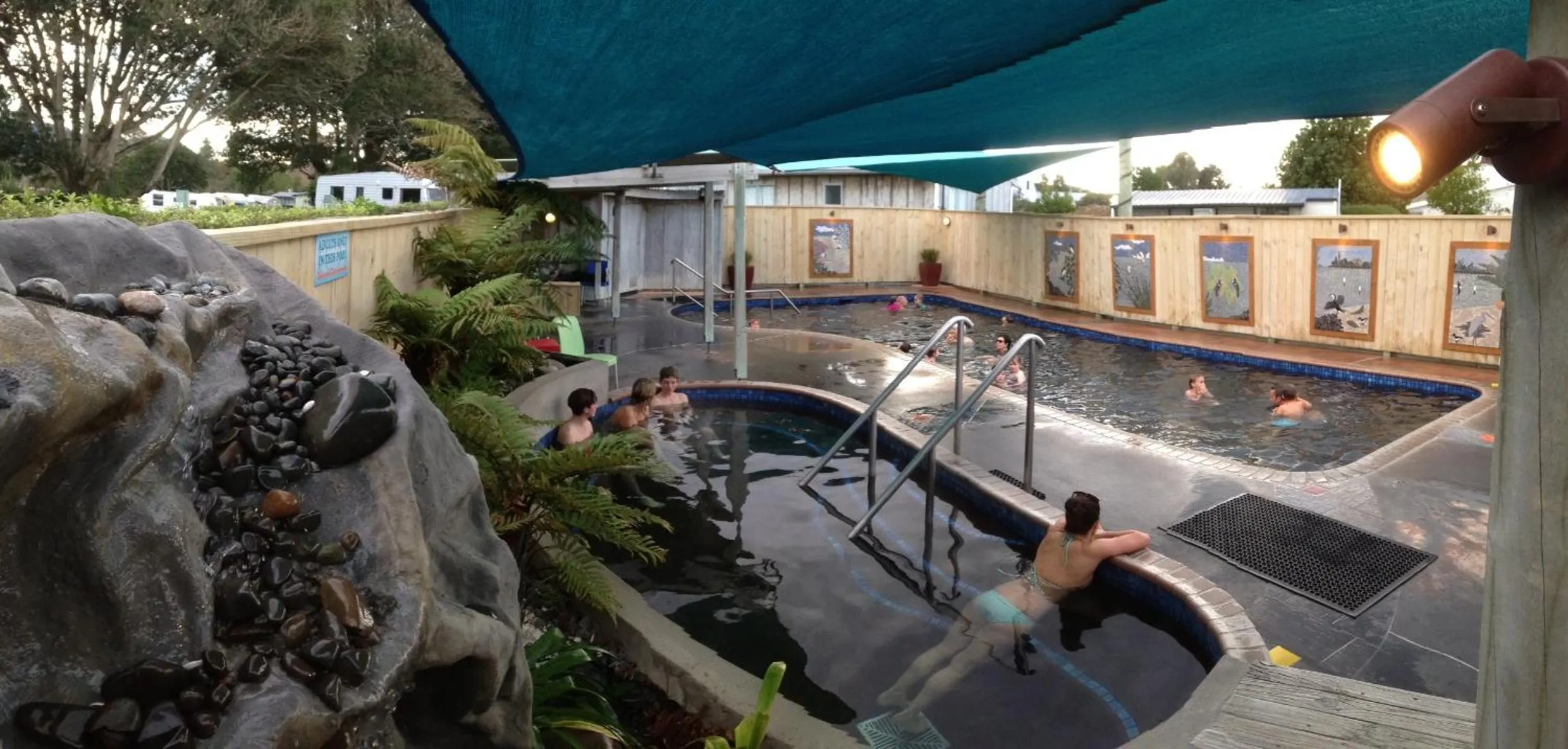 Swimming pool in Athenree Hot Springs & Holiday Park