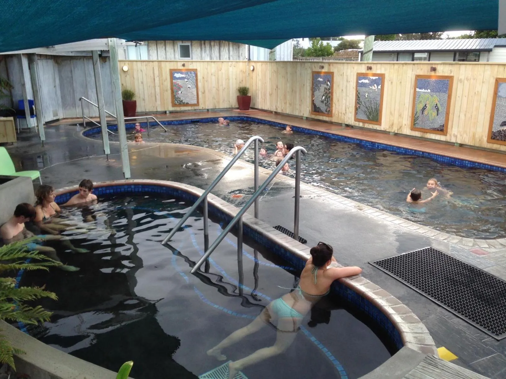 Swimming pool in Athenree Hot Springs & Holiday Park