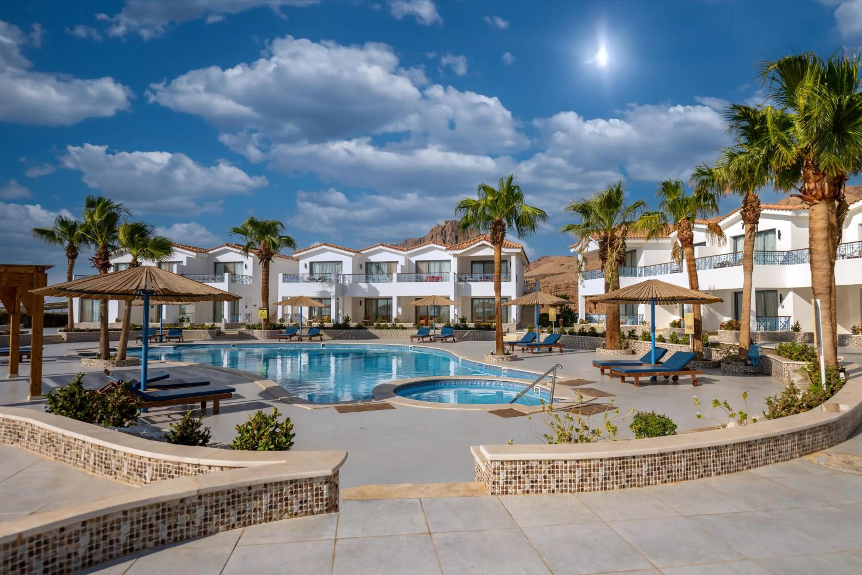 Pool view in Ecotel Dahab Bay View Resort
