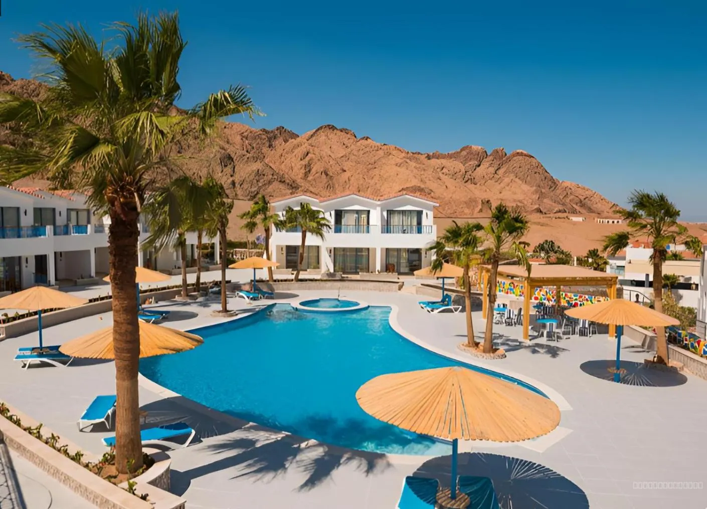Pool view in Ecotel Dahab Bay View Resort