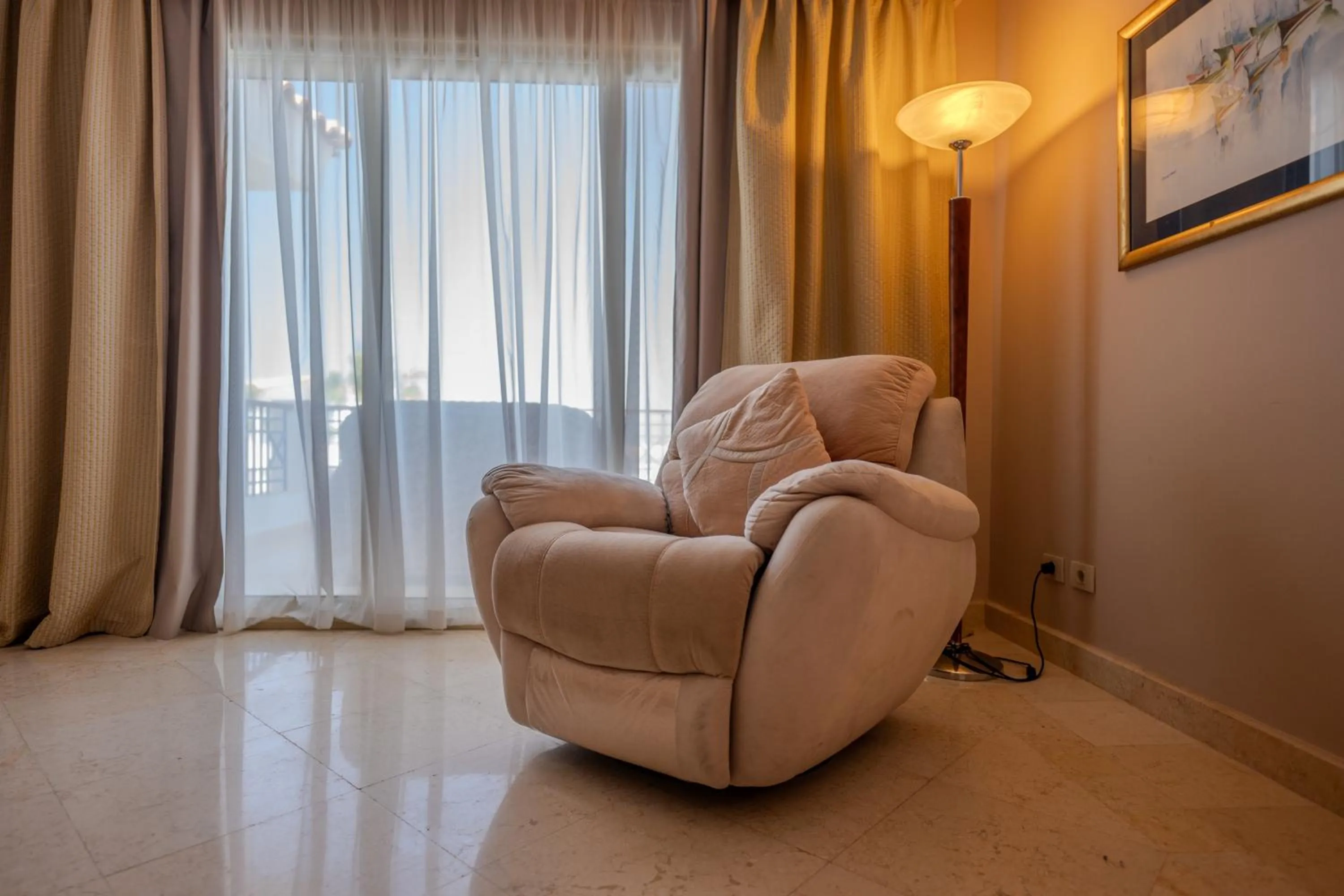 Seating area in Ecotel Dahab Bay View Resort