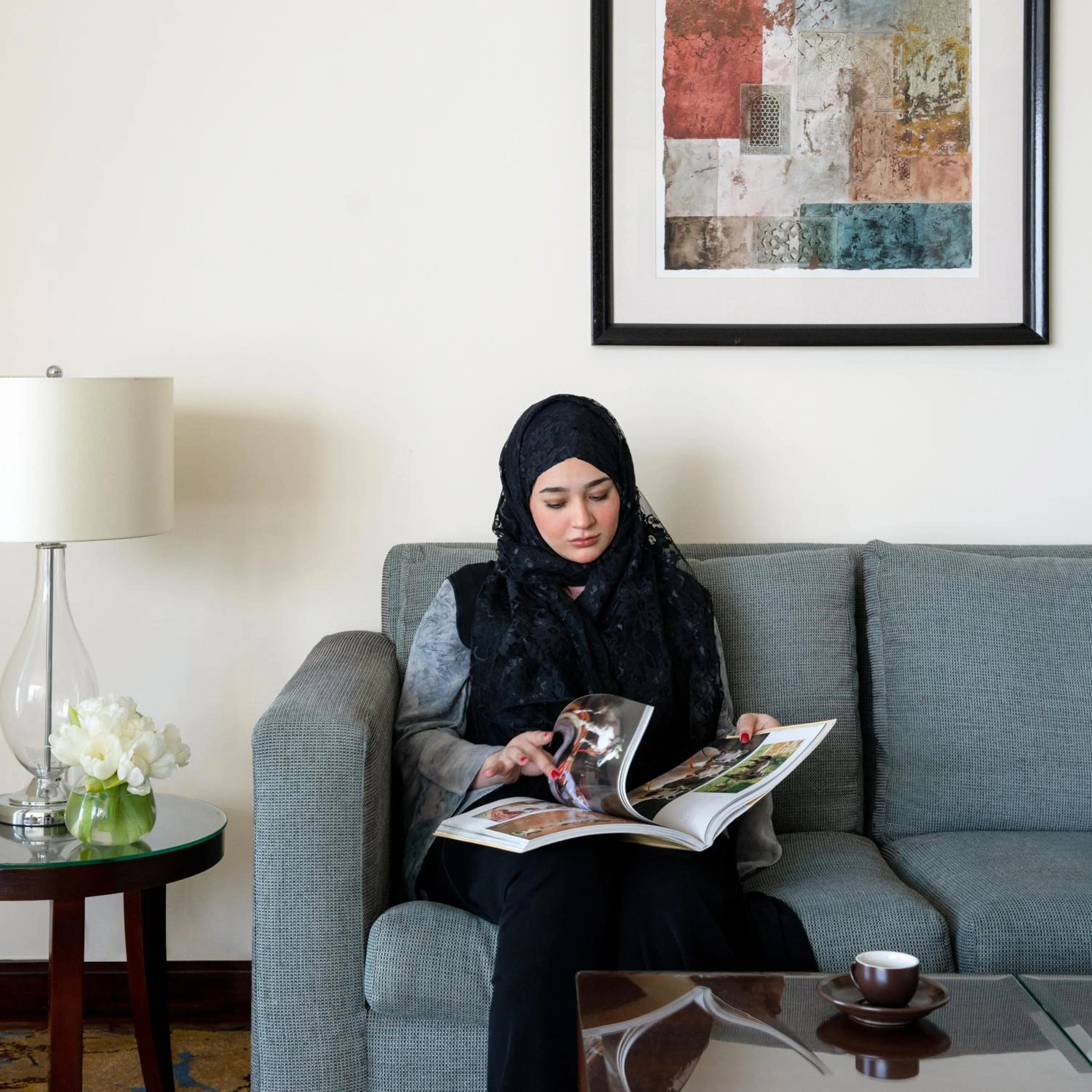 Seating area in Movenpick Hotel & Residences Hajar Tower Makkah
