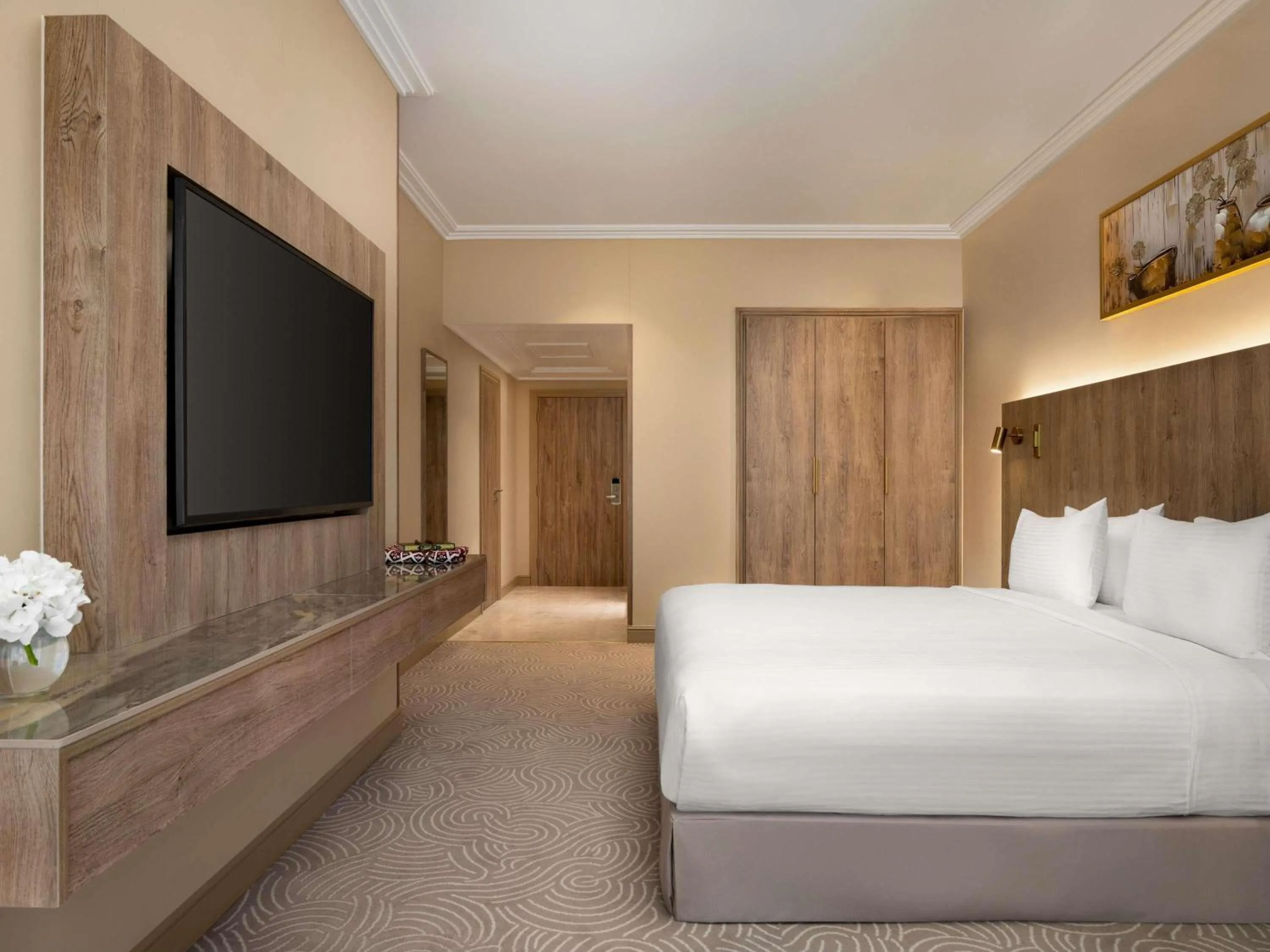 Bedroom, Bed in Movenpick Hotel & Residences Hajar Tower Makkah