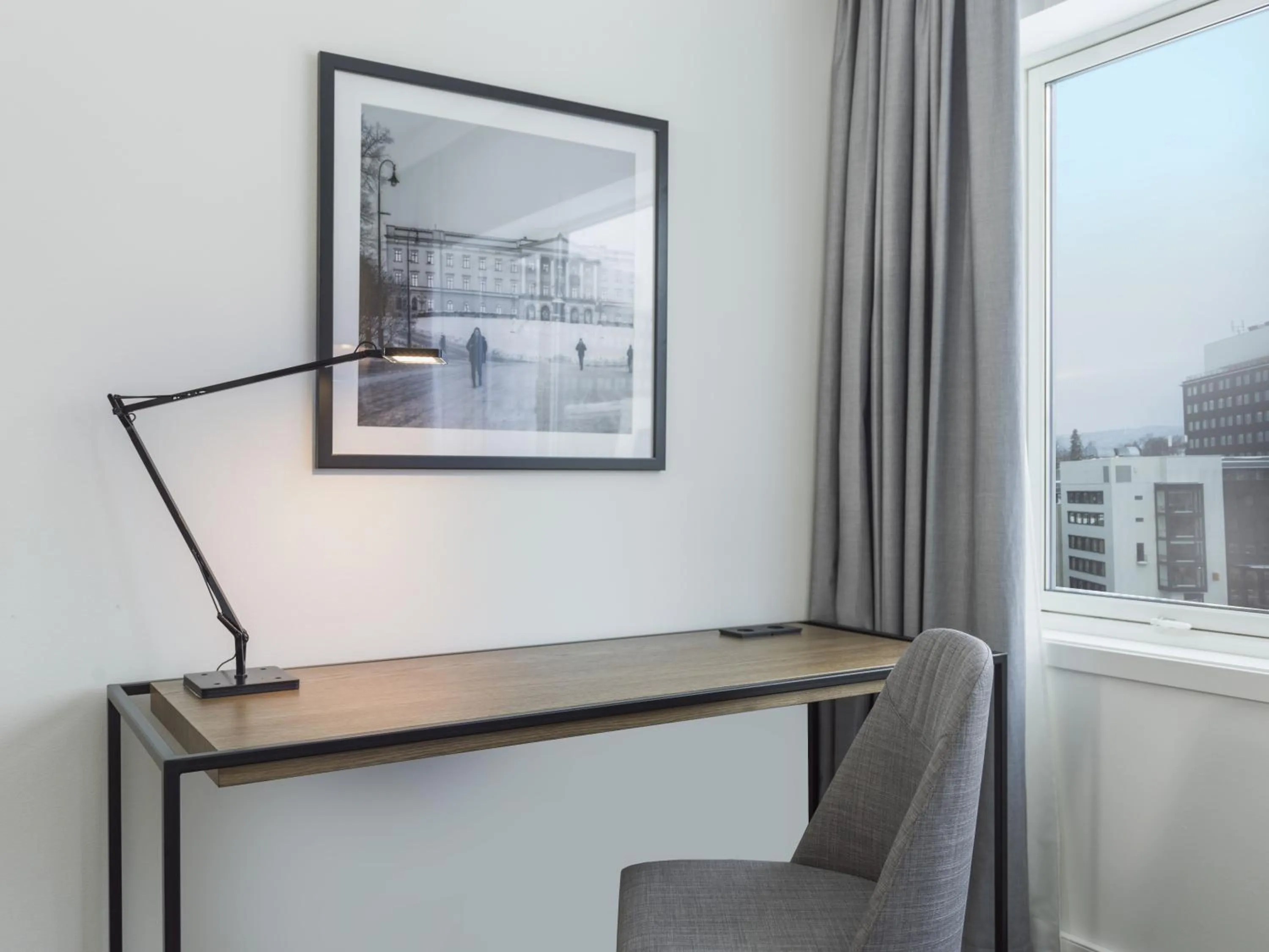 Communal lounge/ TV room in Radisson Blu Hotel Nydalen, Oslo