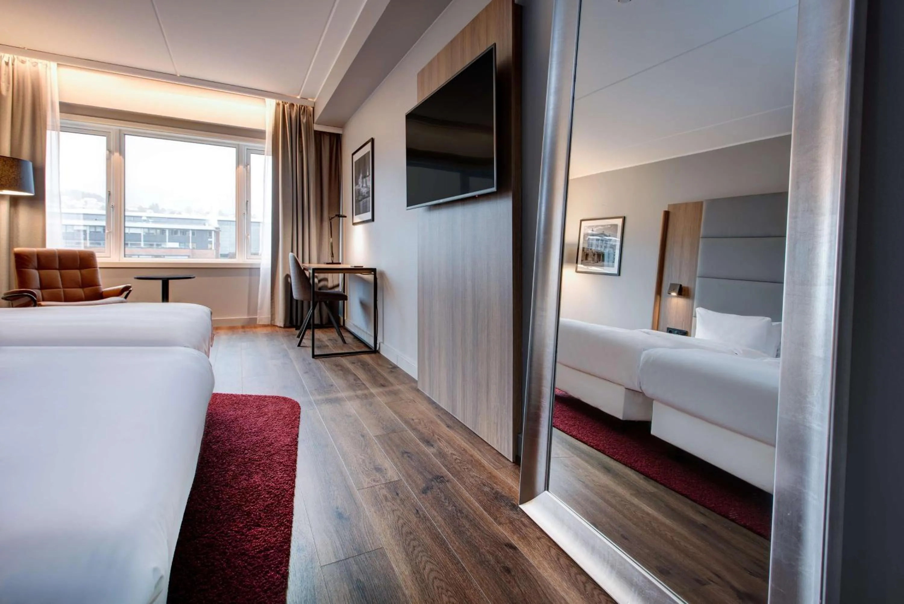 Photo of the whole room, Bed in Radisson Blu Hotel Nydalen, Oslo