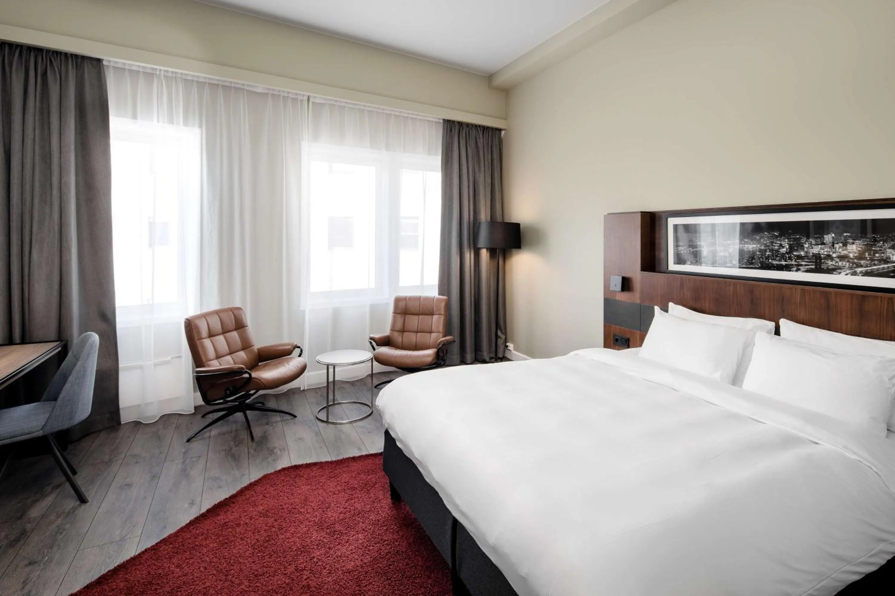 Photo of the whole room, Bed in Radisson Blu Hotel Nydalen, Oslo