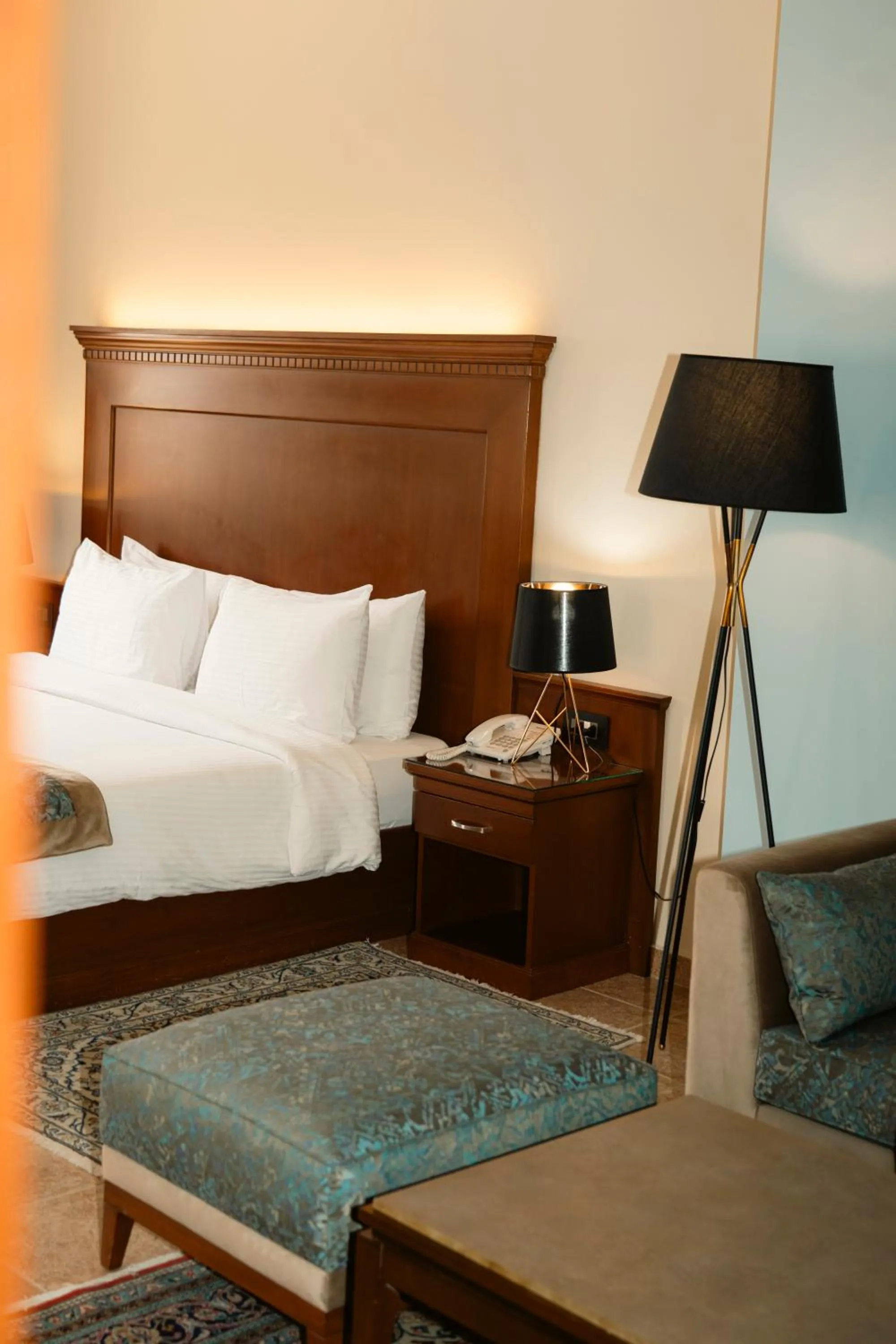 Bed in Le Cedrus Hotel