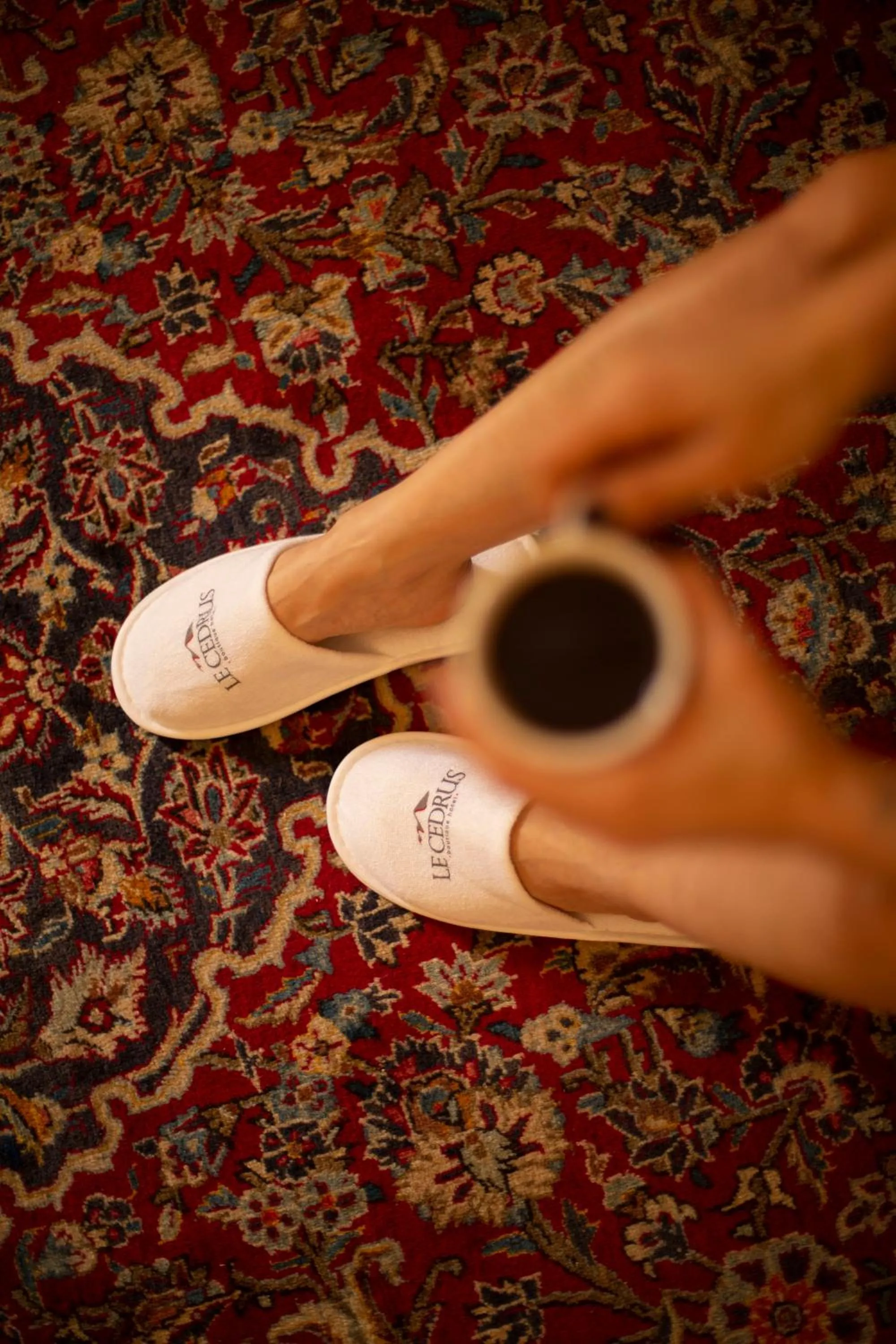 Coffee/tea facilities in Le Cedrus Hotel