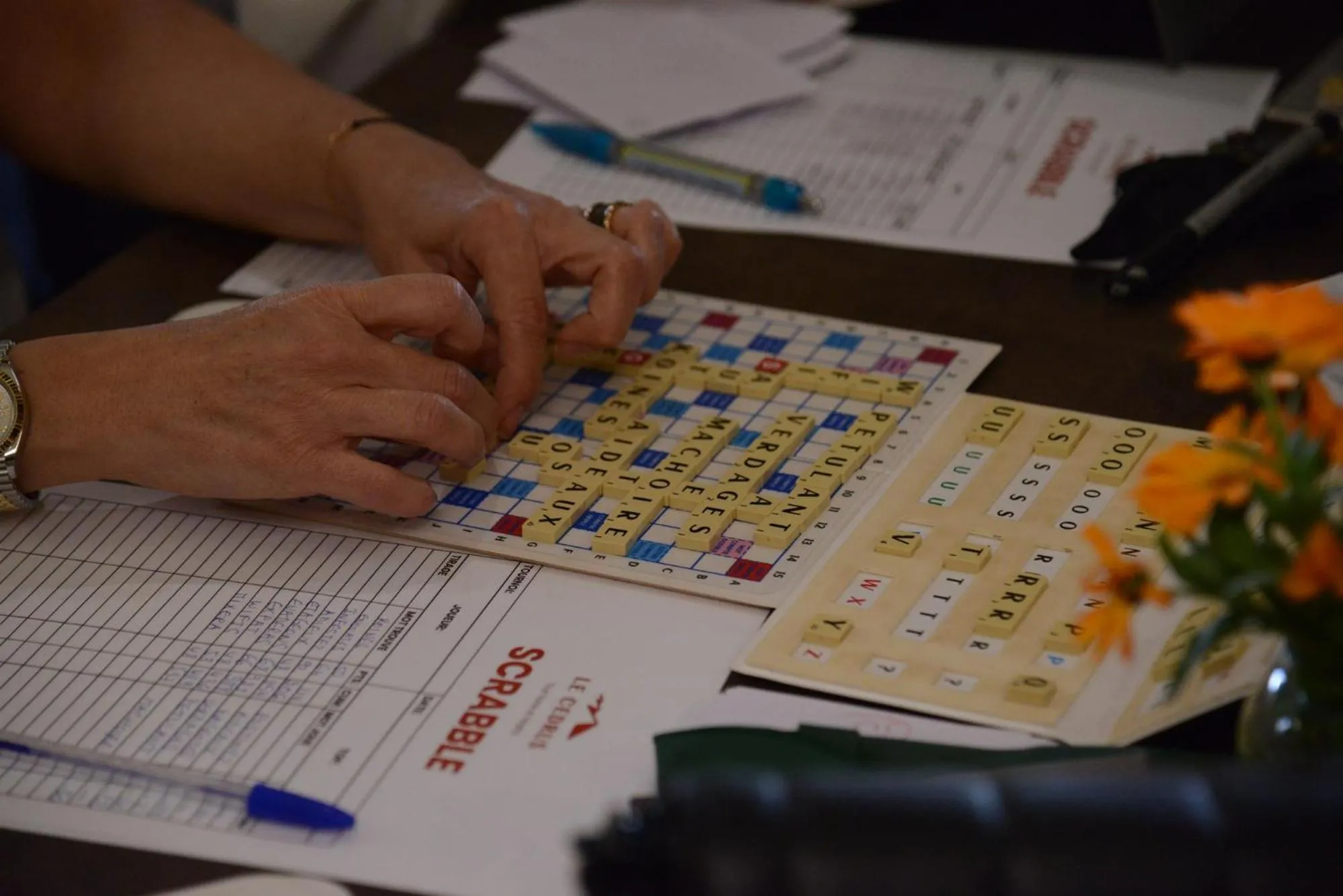 Communal lounge/ TV room in Le Cedrus Hotel