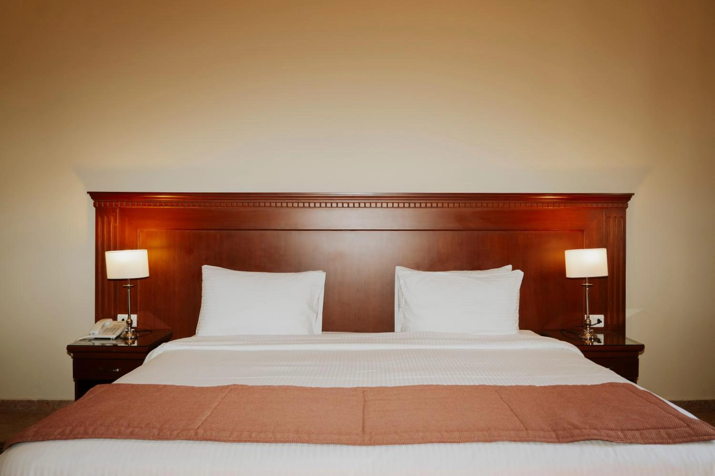 Bed in Le Cedrus Hotel