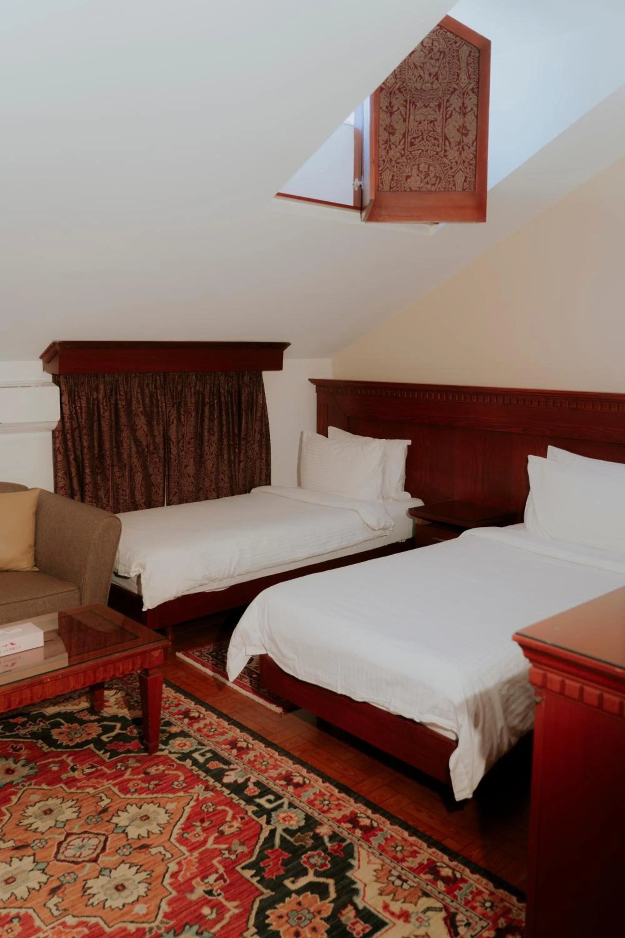 Bed in Le Cedrus Hotel