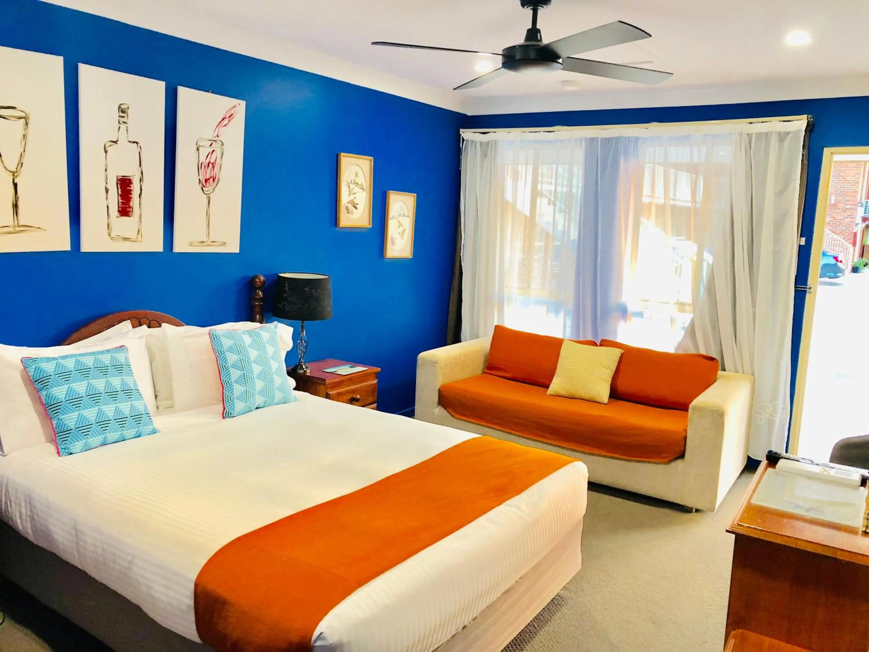 Bed in Aussie Rest Motel