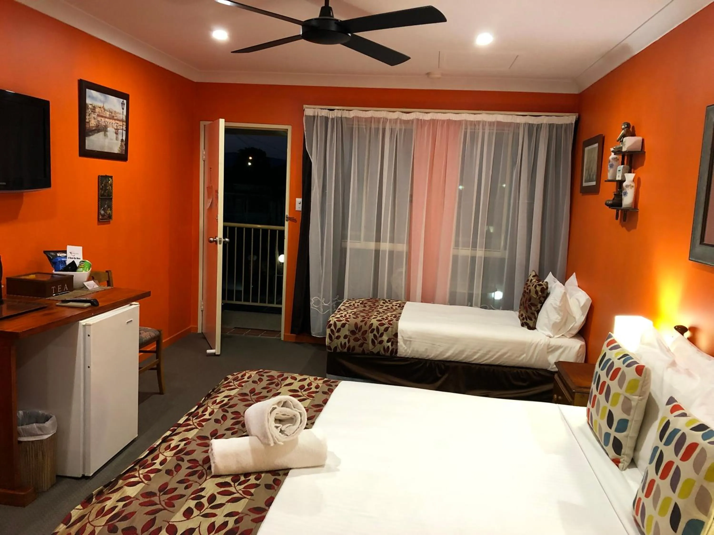 Bed in Aussie Rest Motel