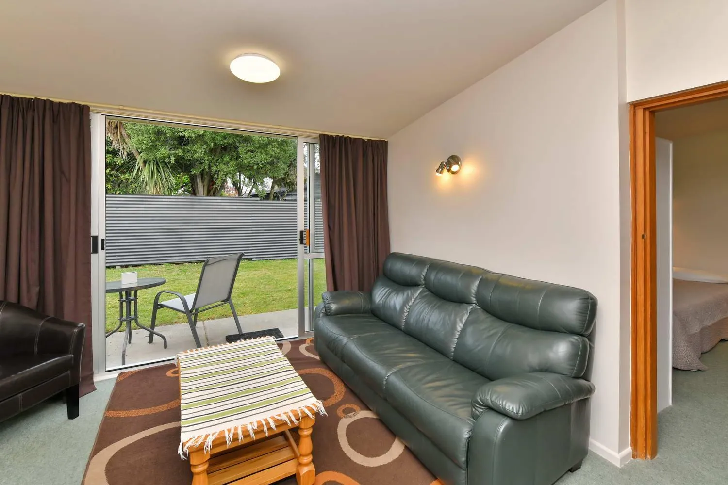 Seating area in Wayside Motel