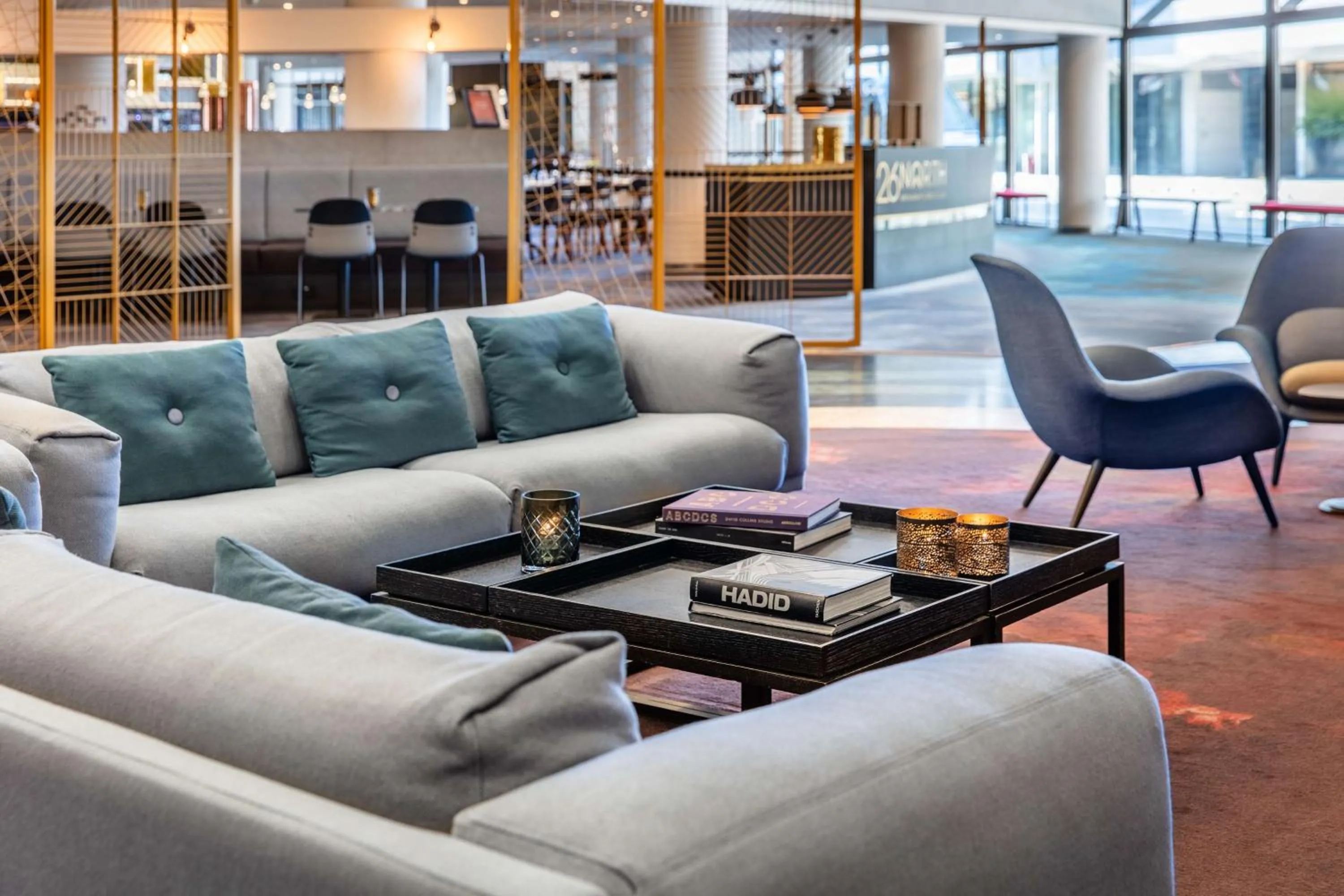 Lobby or reception in Radisson Blu Scandinavia Hotel, Oslo