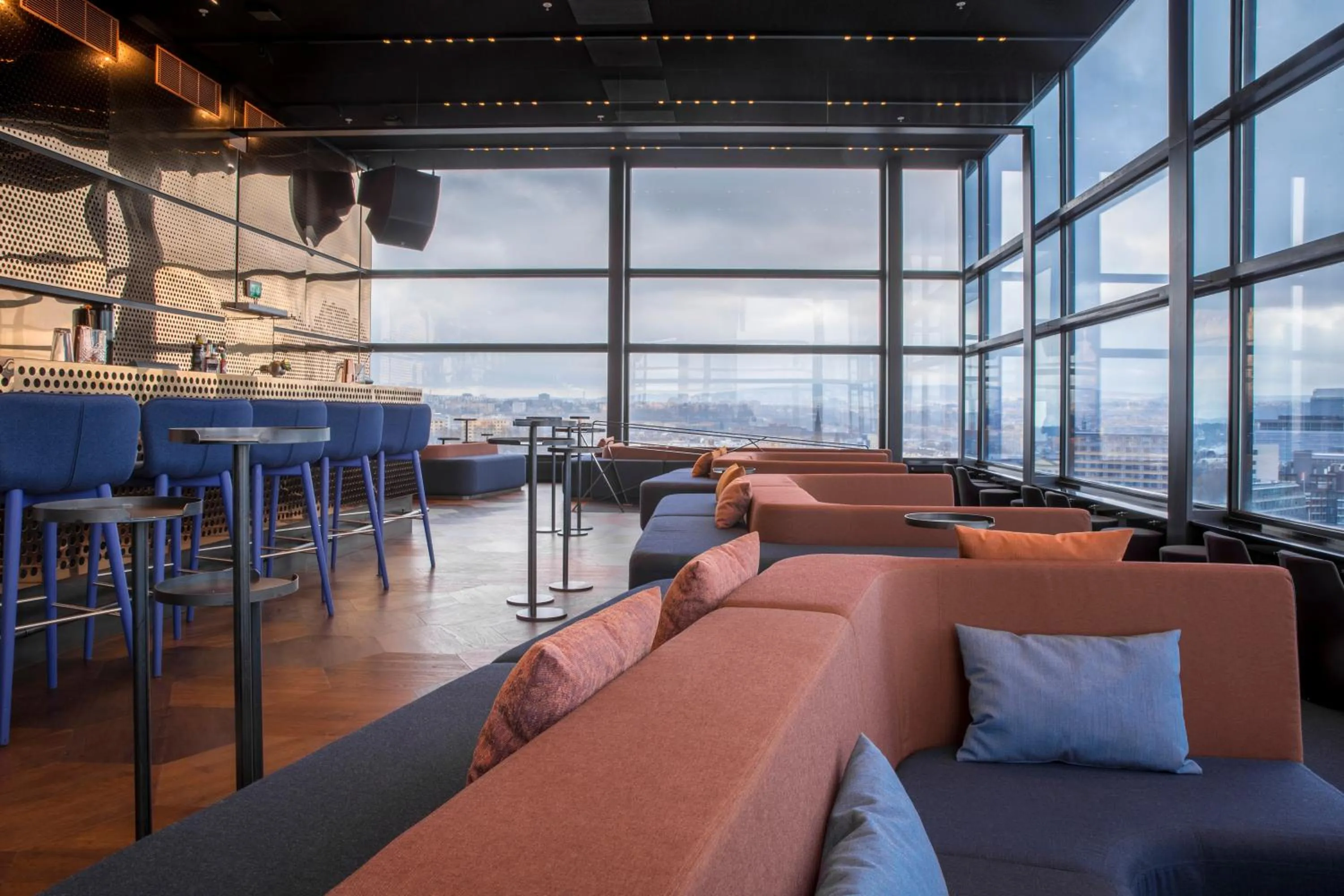 Lounge or bar in Radisson Blu Scandinavia Hotel, Oslo