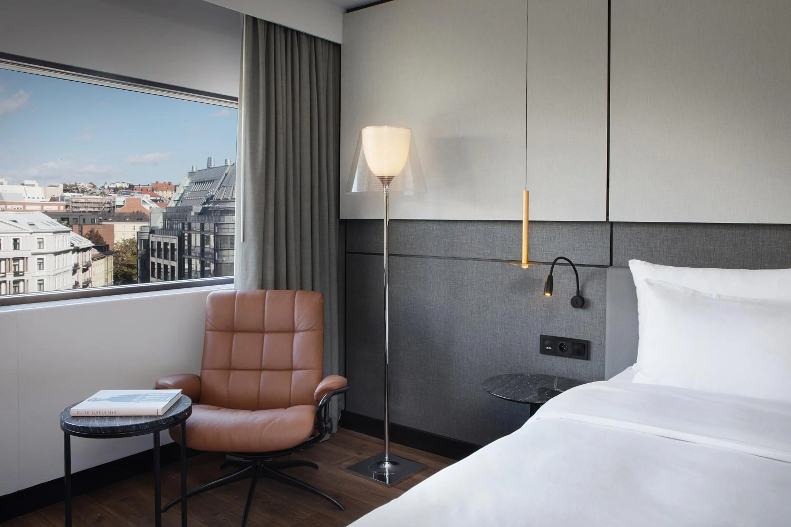 City view, Bed in Radisson Blu Scandinavia Hotel, Oslo