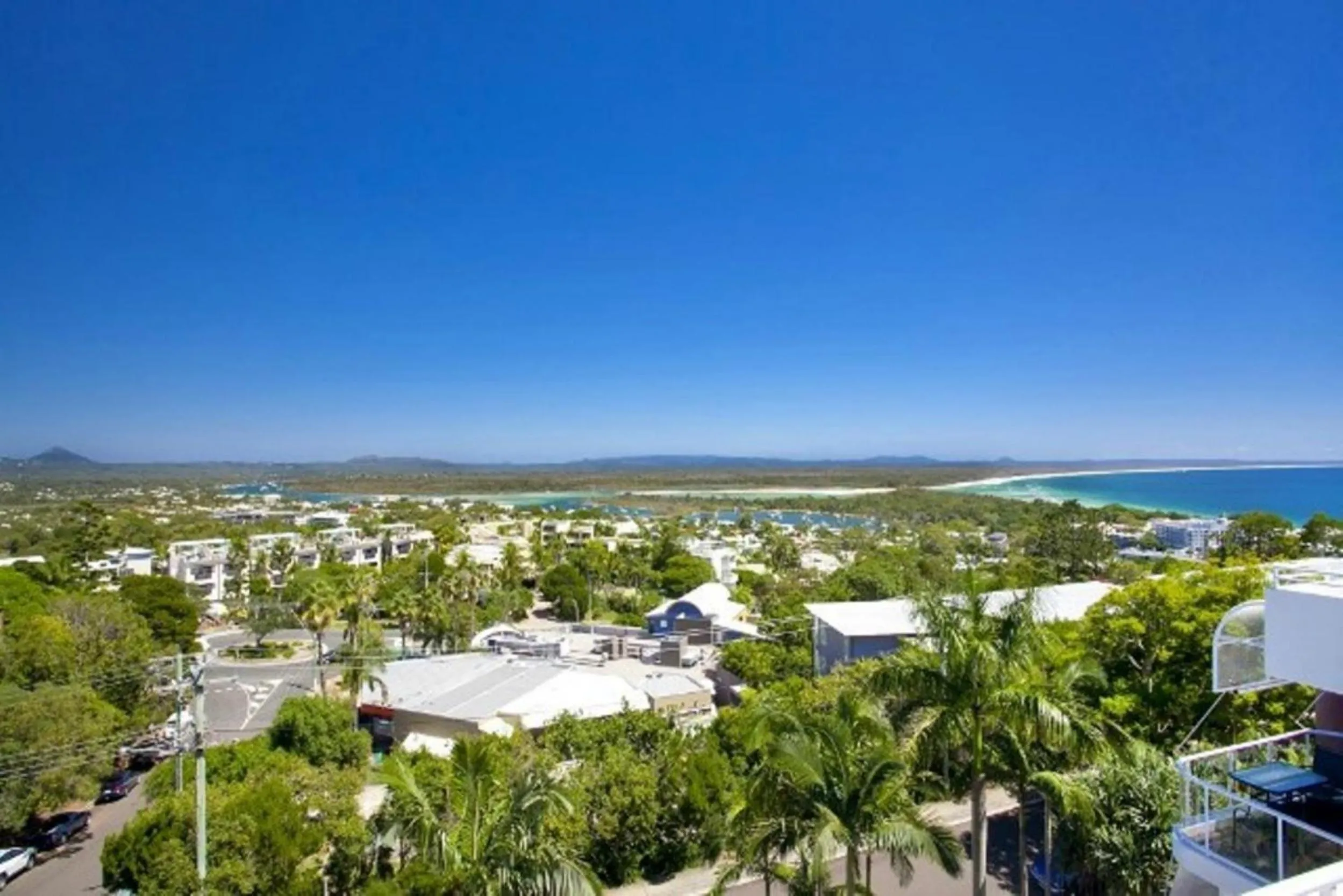 City view in Bali Hai Apartments Noosa