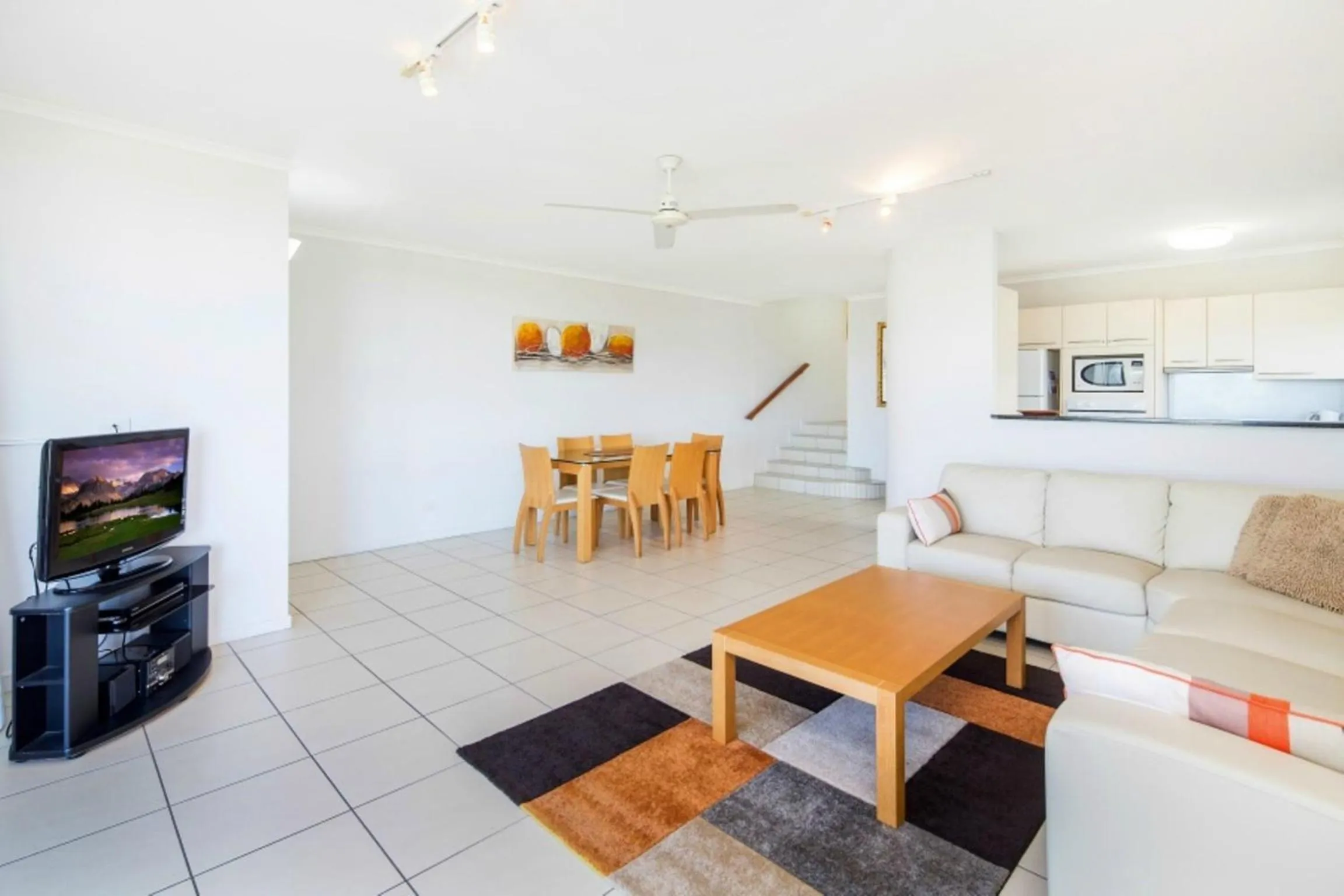 Living room in Bali Hai Apartments Noosa