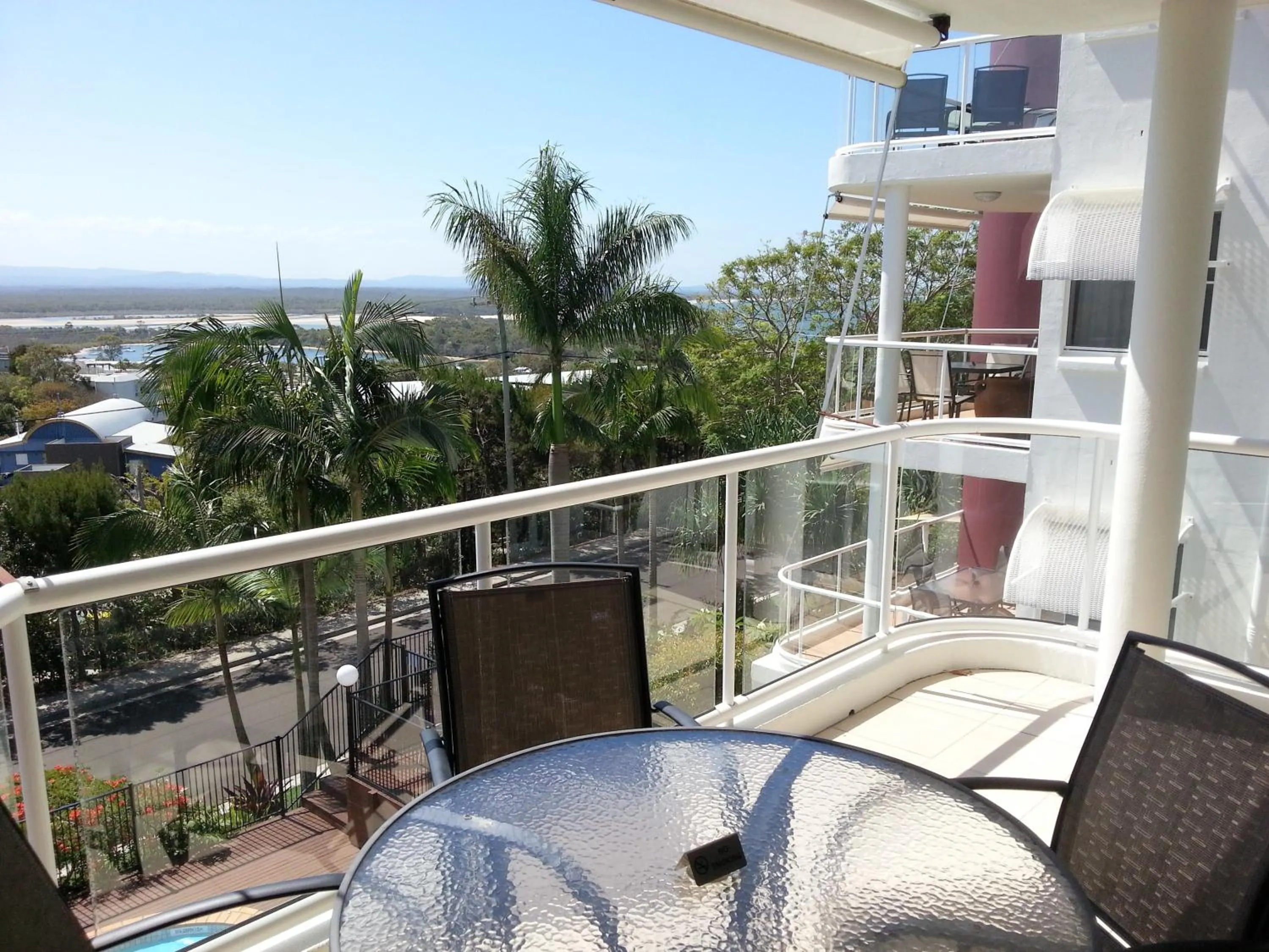 Patio in Bali Hai Apartments Noosa