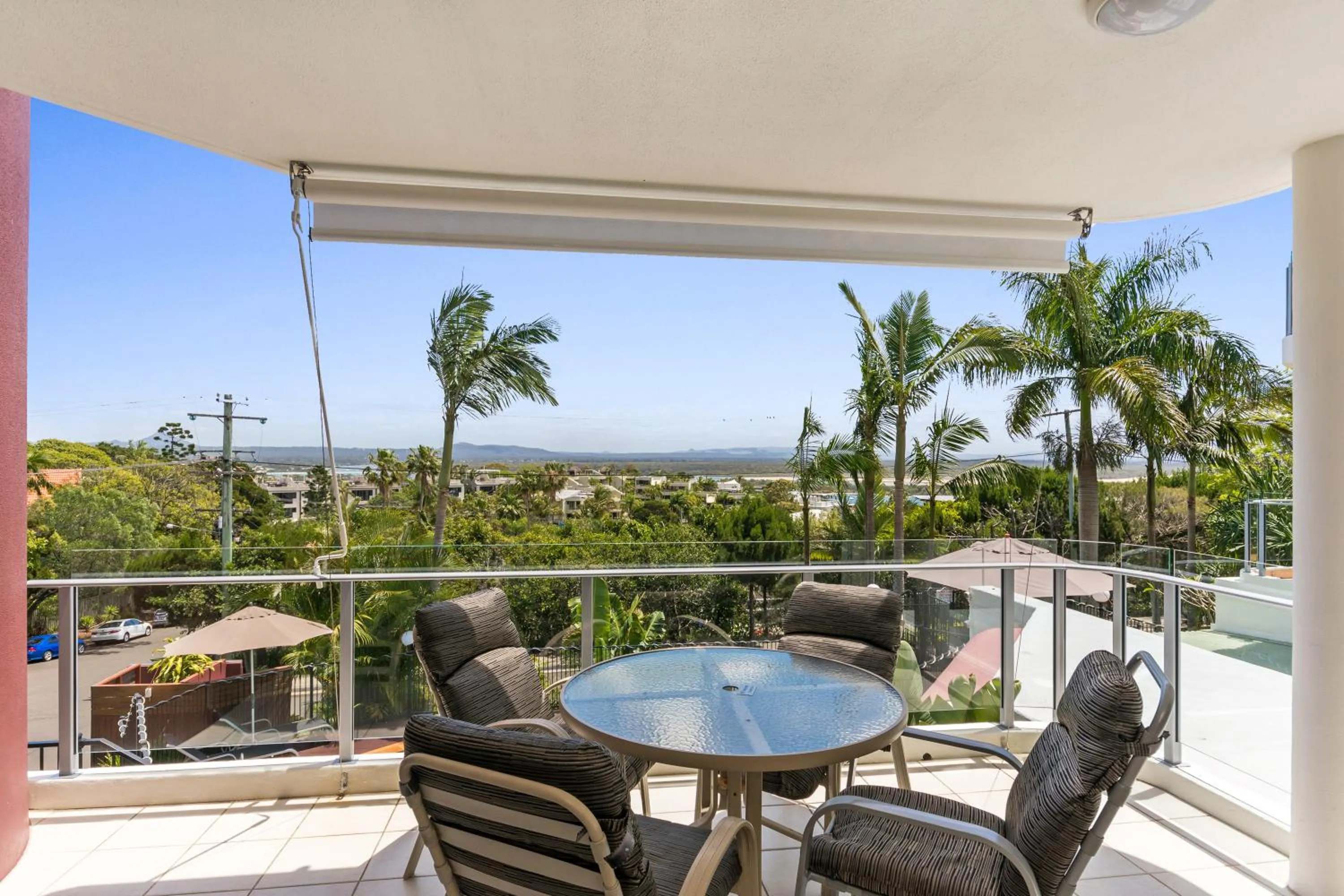 Balcony/Terrace in Bali Hai Apartments Noosa