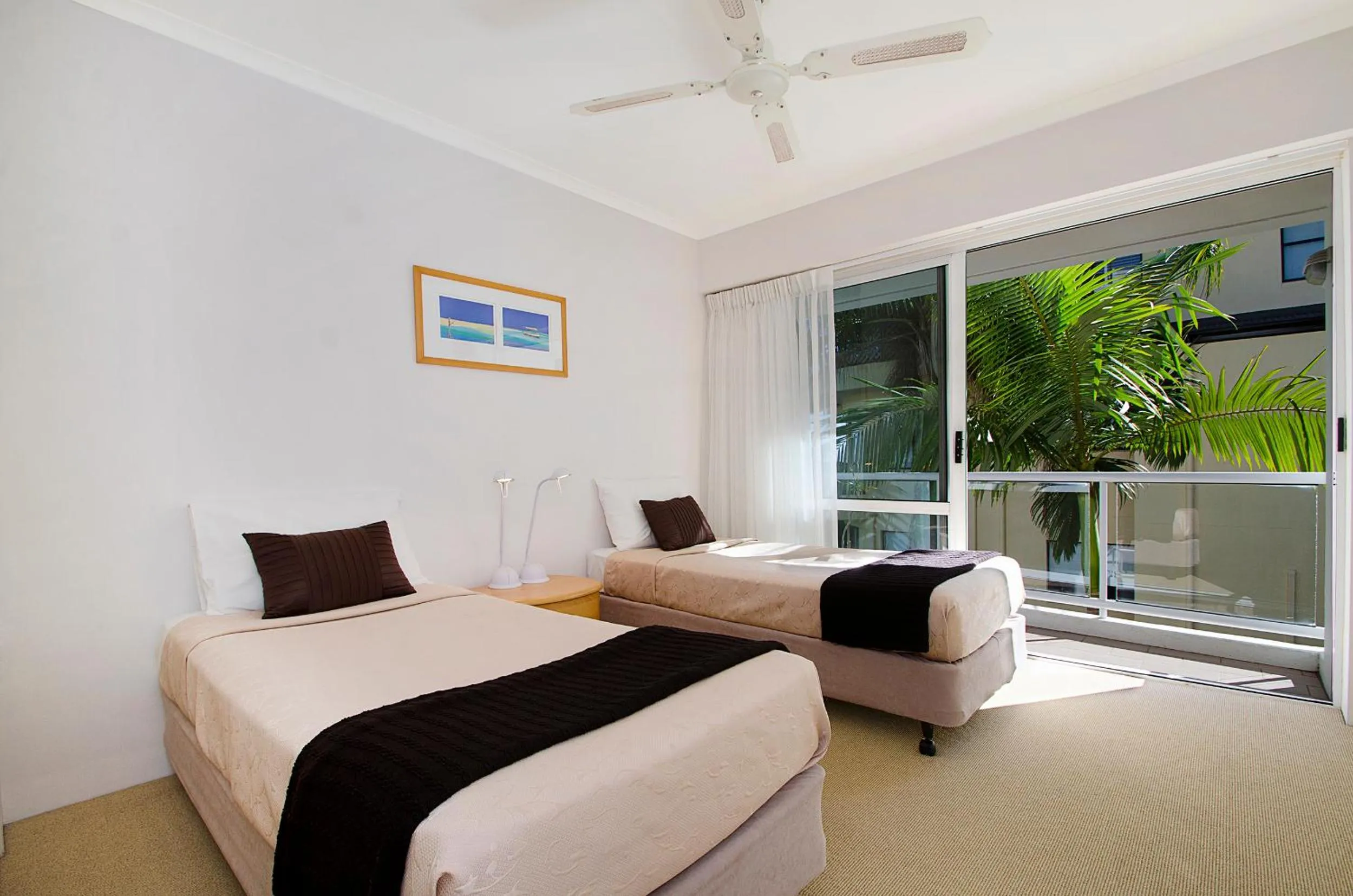 Bedroom, Bed in Bali Hai Apartments Noosa