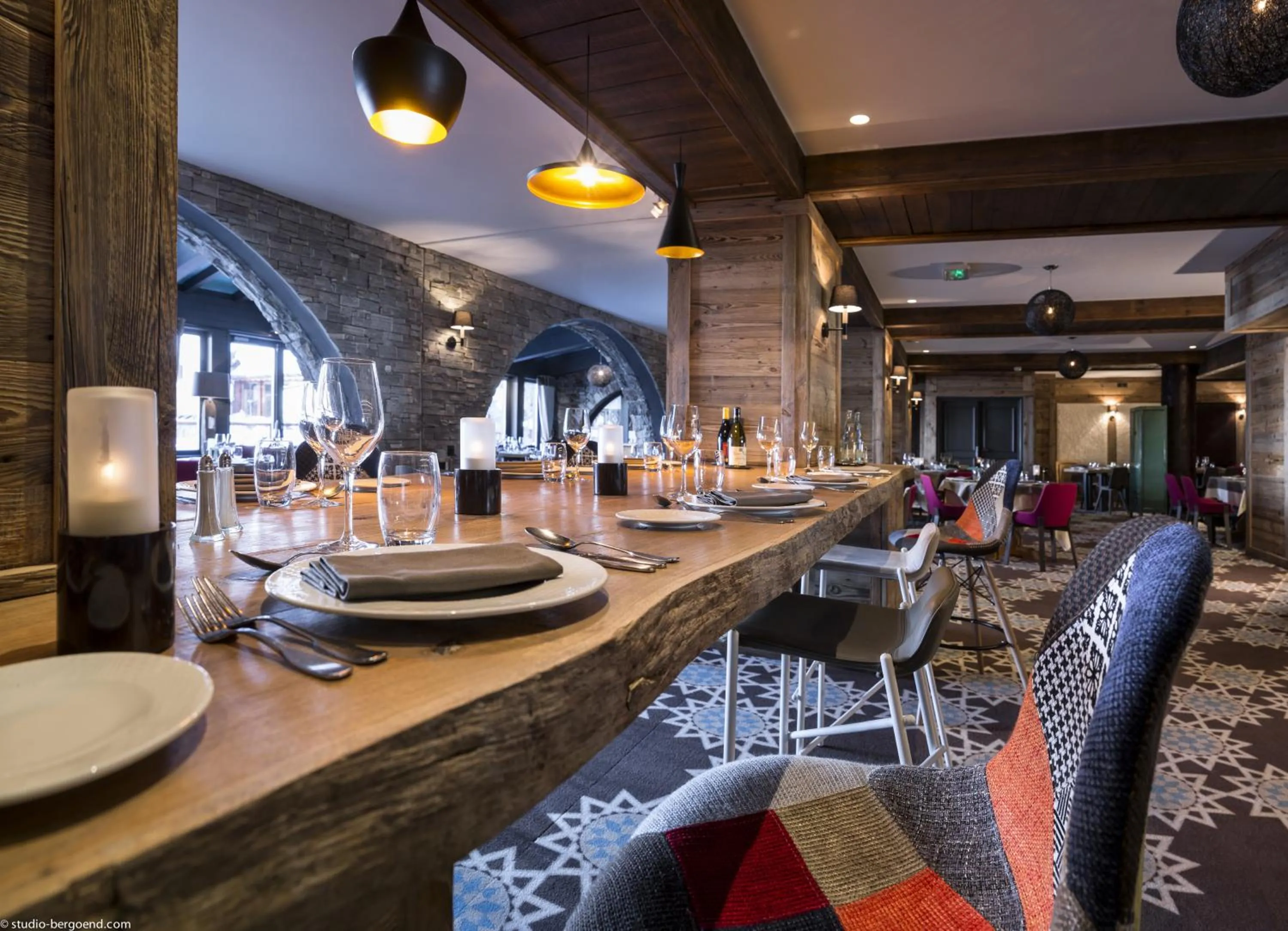 Restaurant/places to eat in Hôtel Village Montana by Les Etincelles