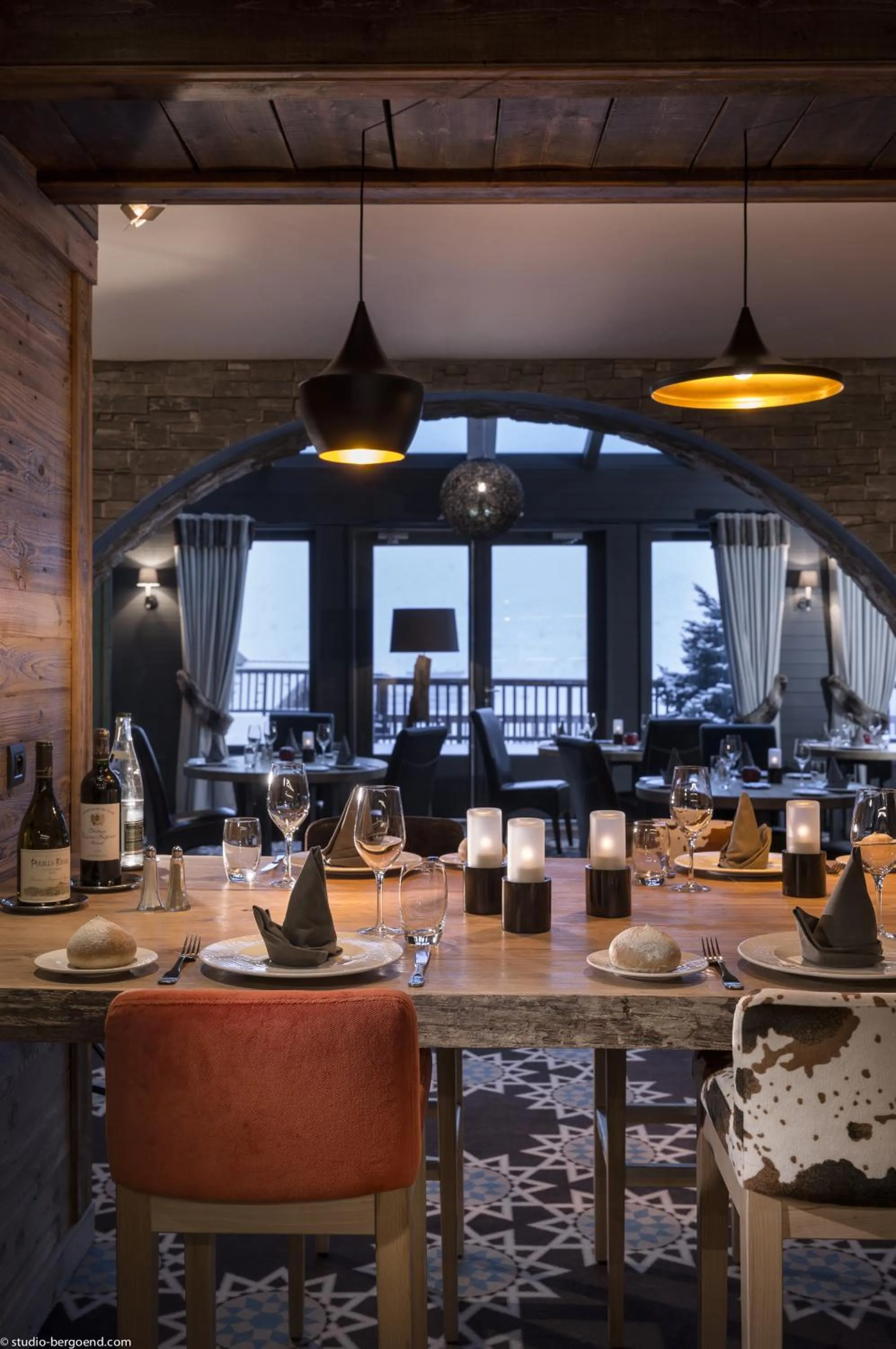 Restaurant/places to eat in Hôtel Village Montana by Les Etincelles