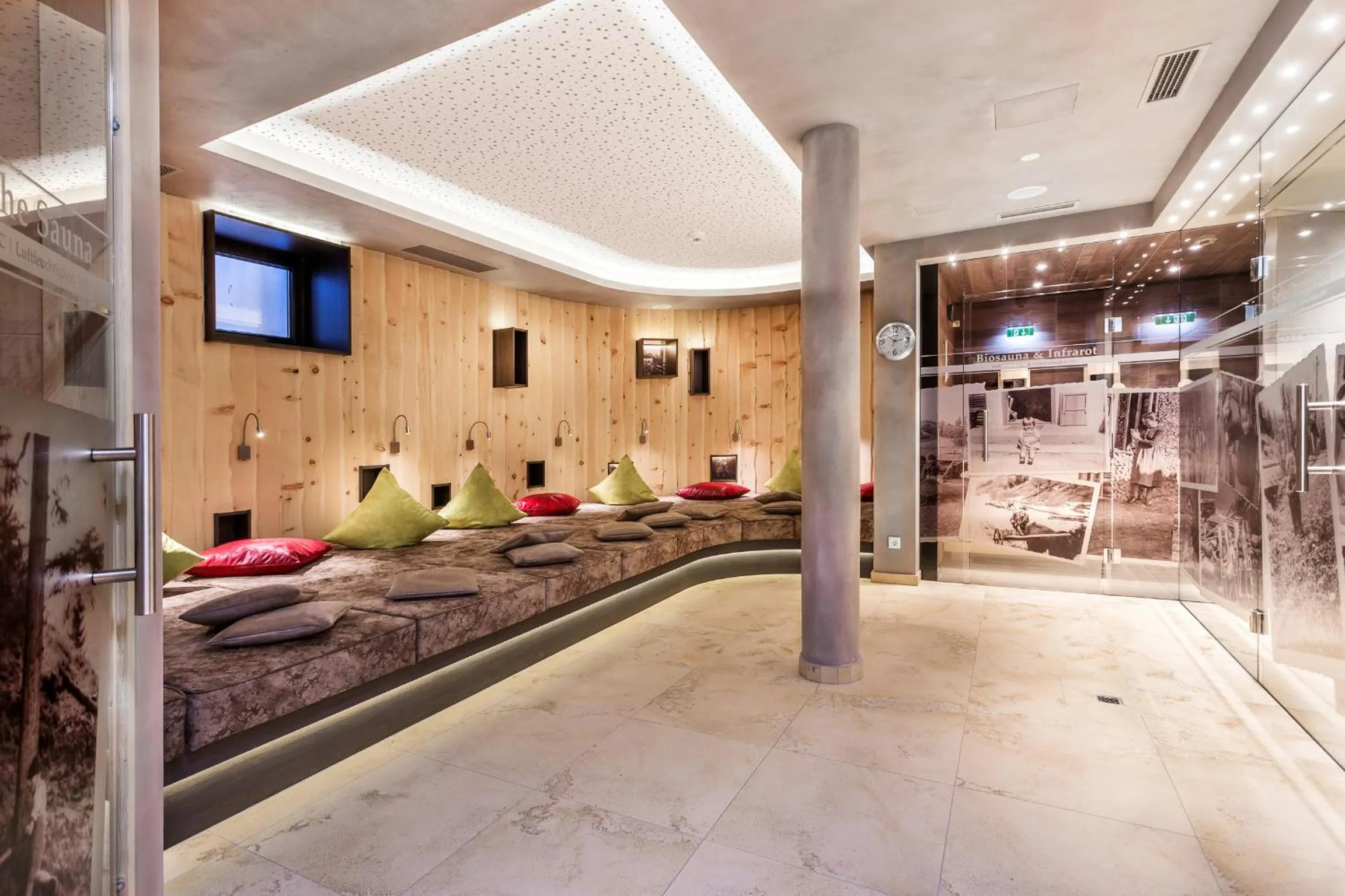 Sauna in Hotel am Reiterkogel