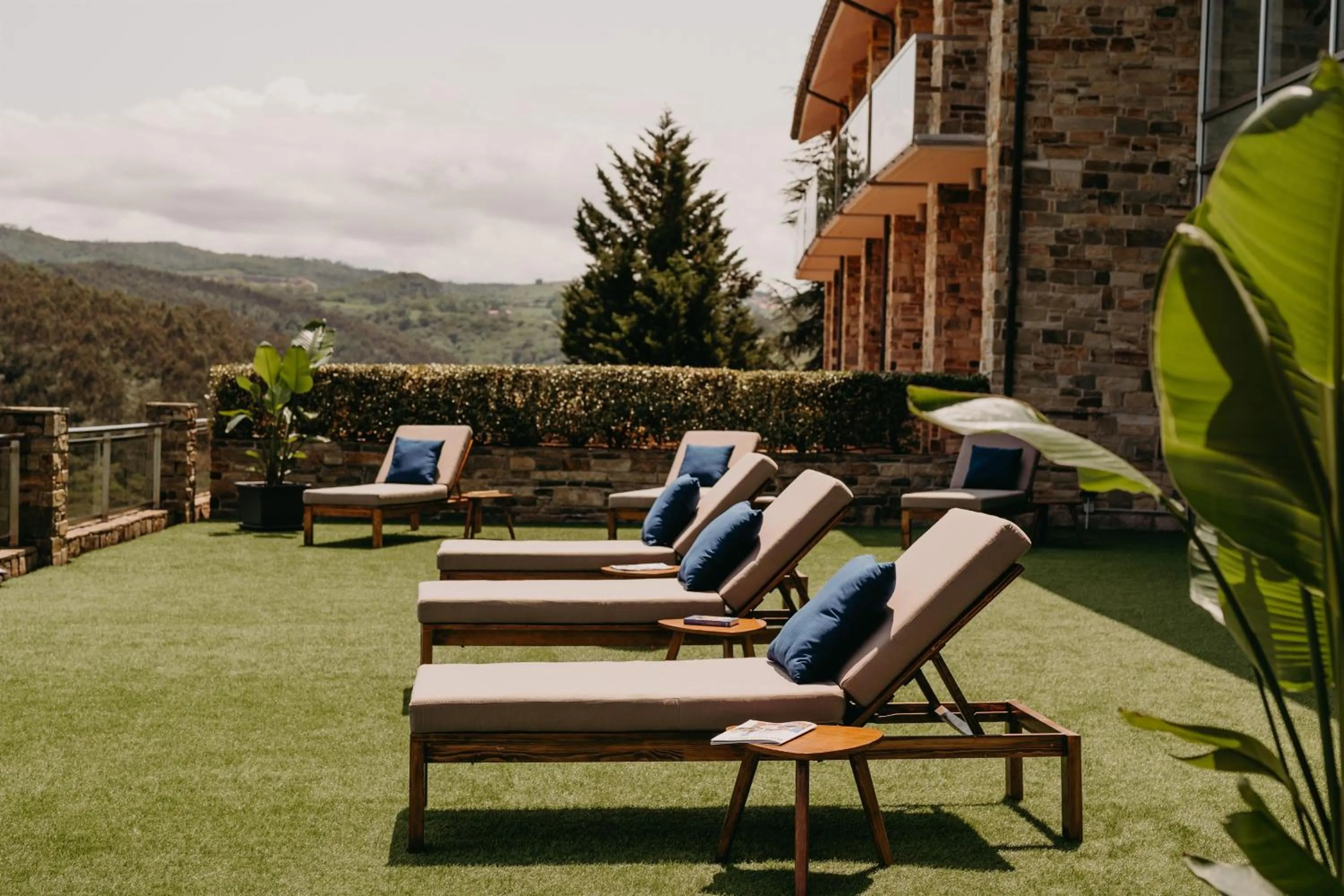 Solarium in Abba Comillas Hotel