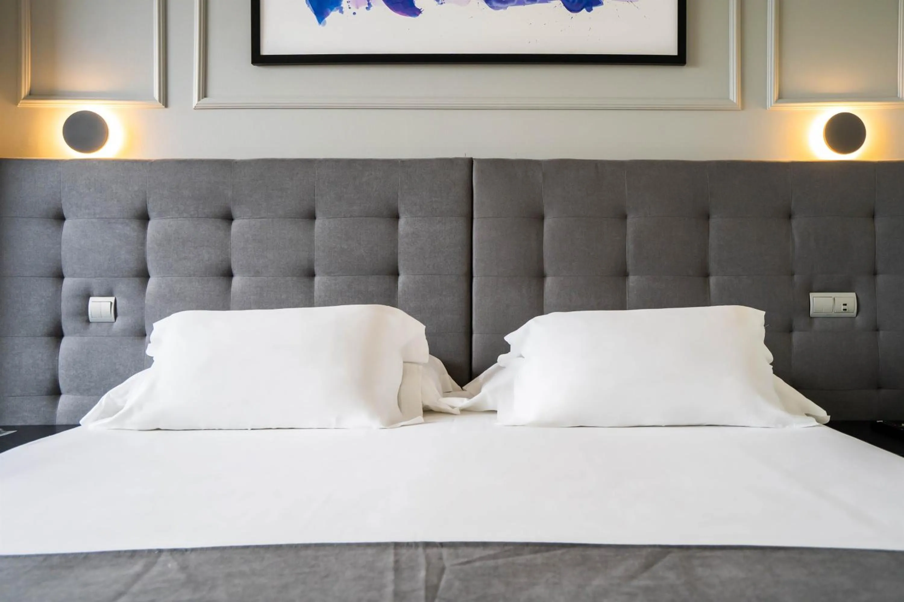 Bed in Abba Comillas Hotel