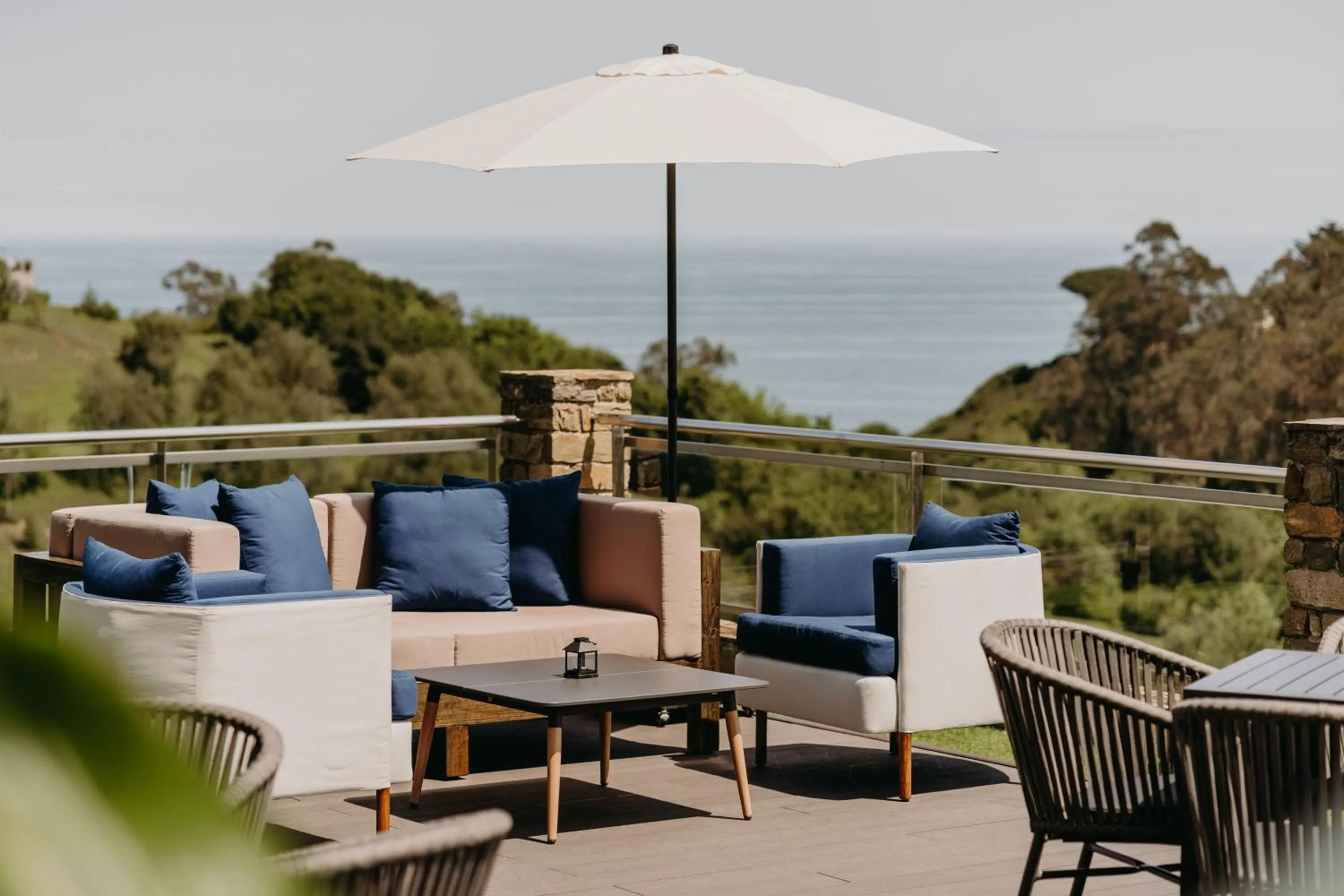 Balcony/Terrace in Abba Comillas Hotel