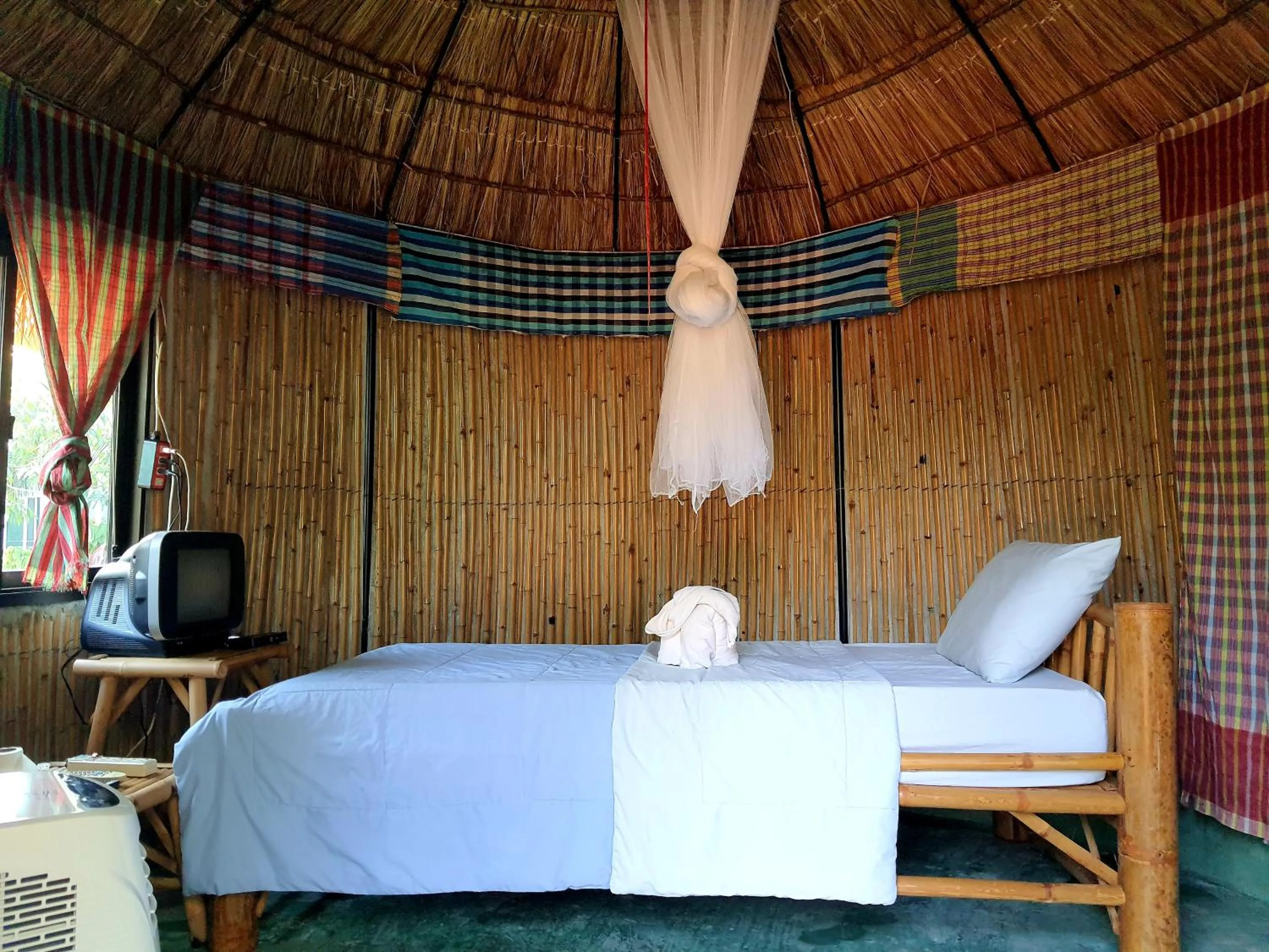 Bed in Saengcha Farm Resort