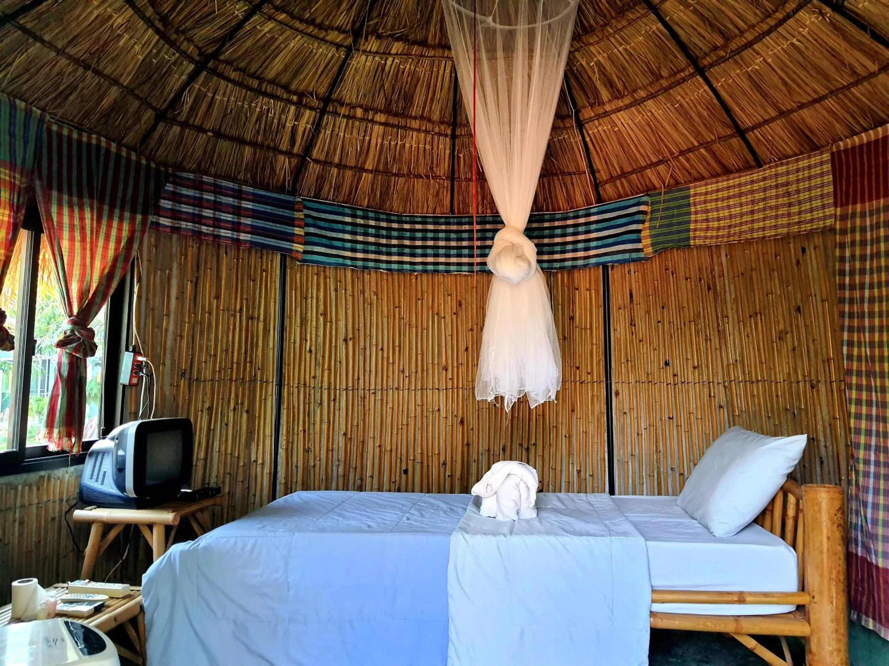 Bed in Saengcha Farm Resort