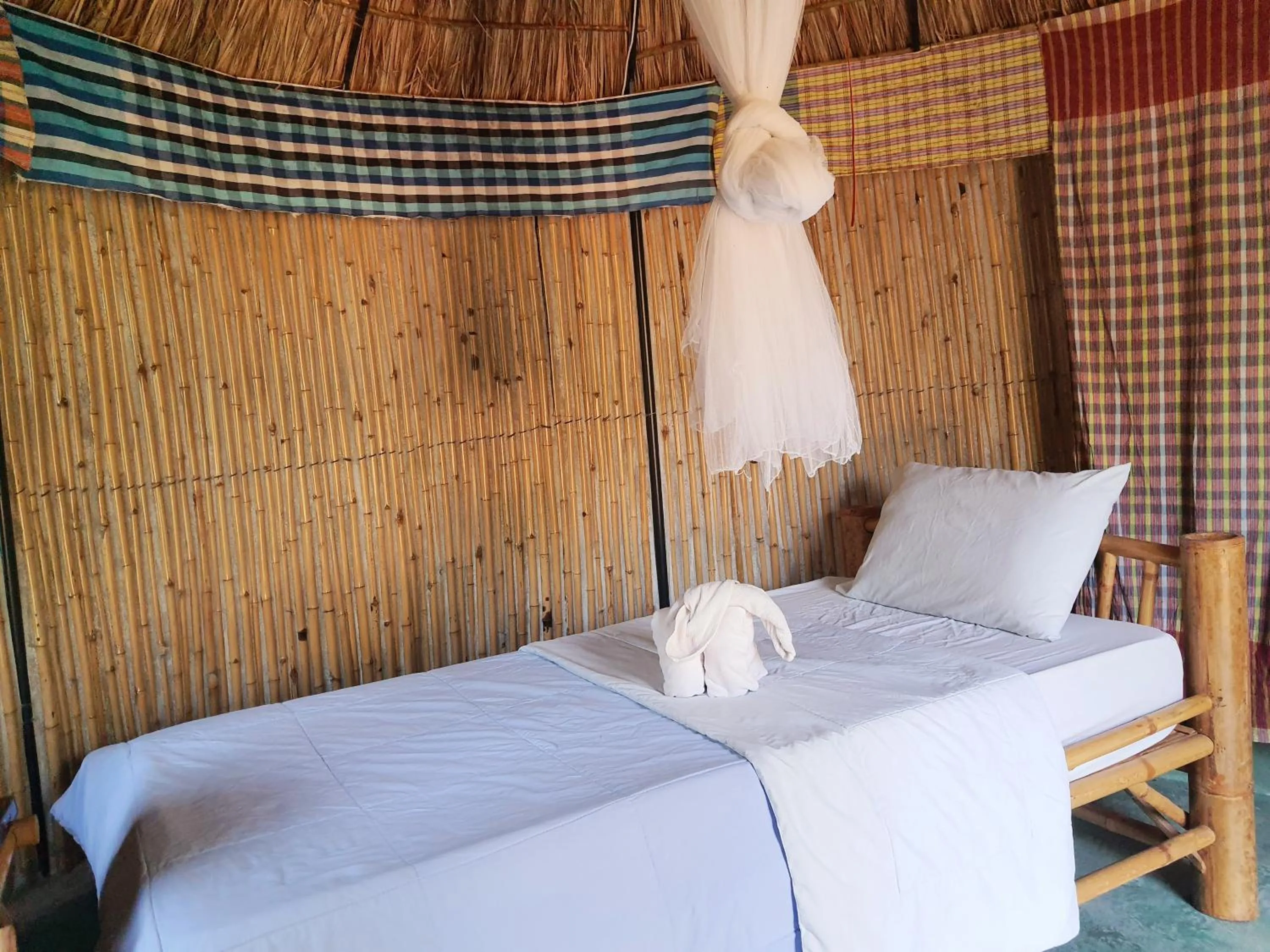 Bed in Saengcha Farm Resort