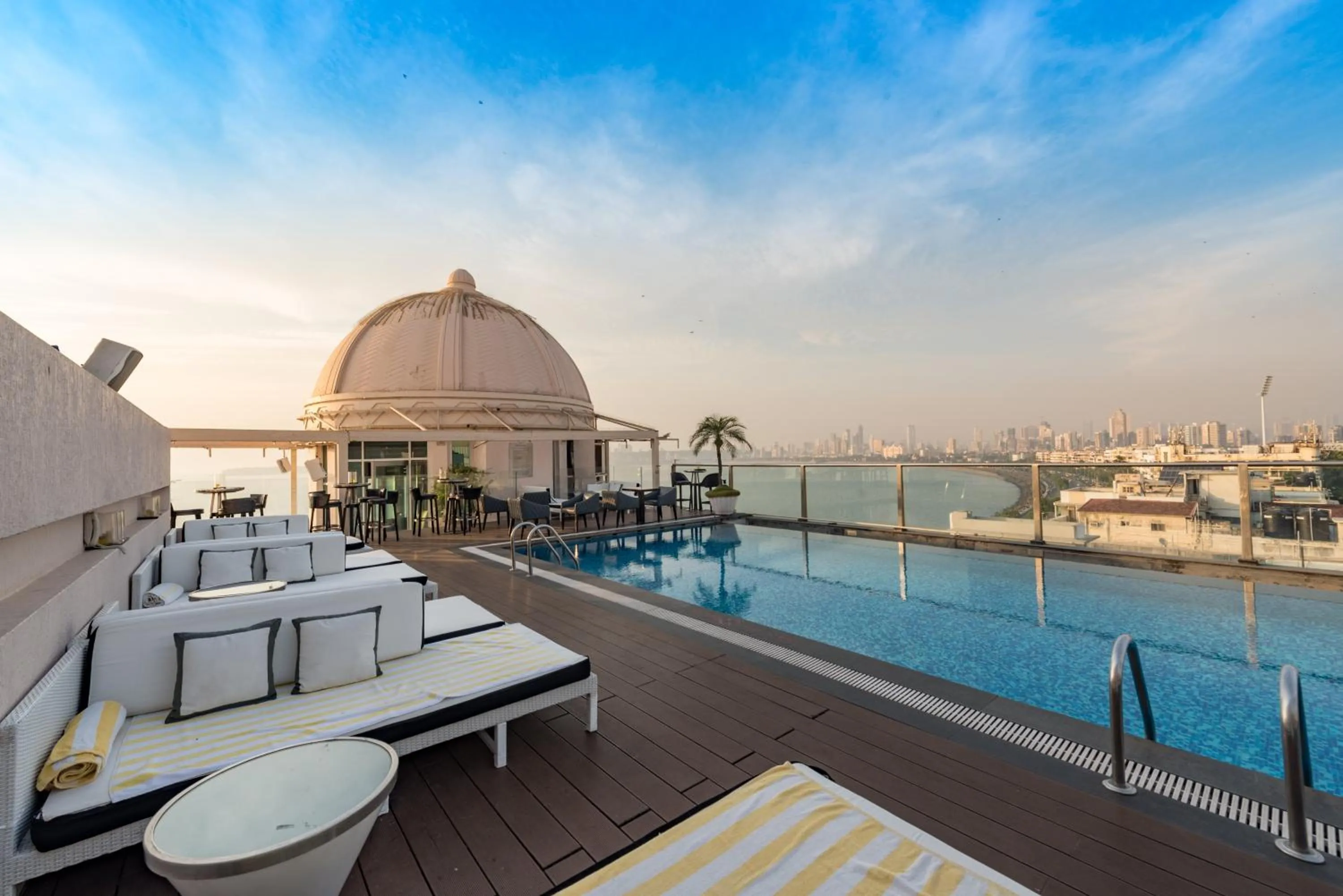 Swimming pool in InterContinental Marine Drive Mumbai by IHG
