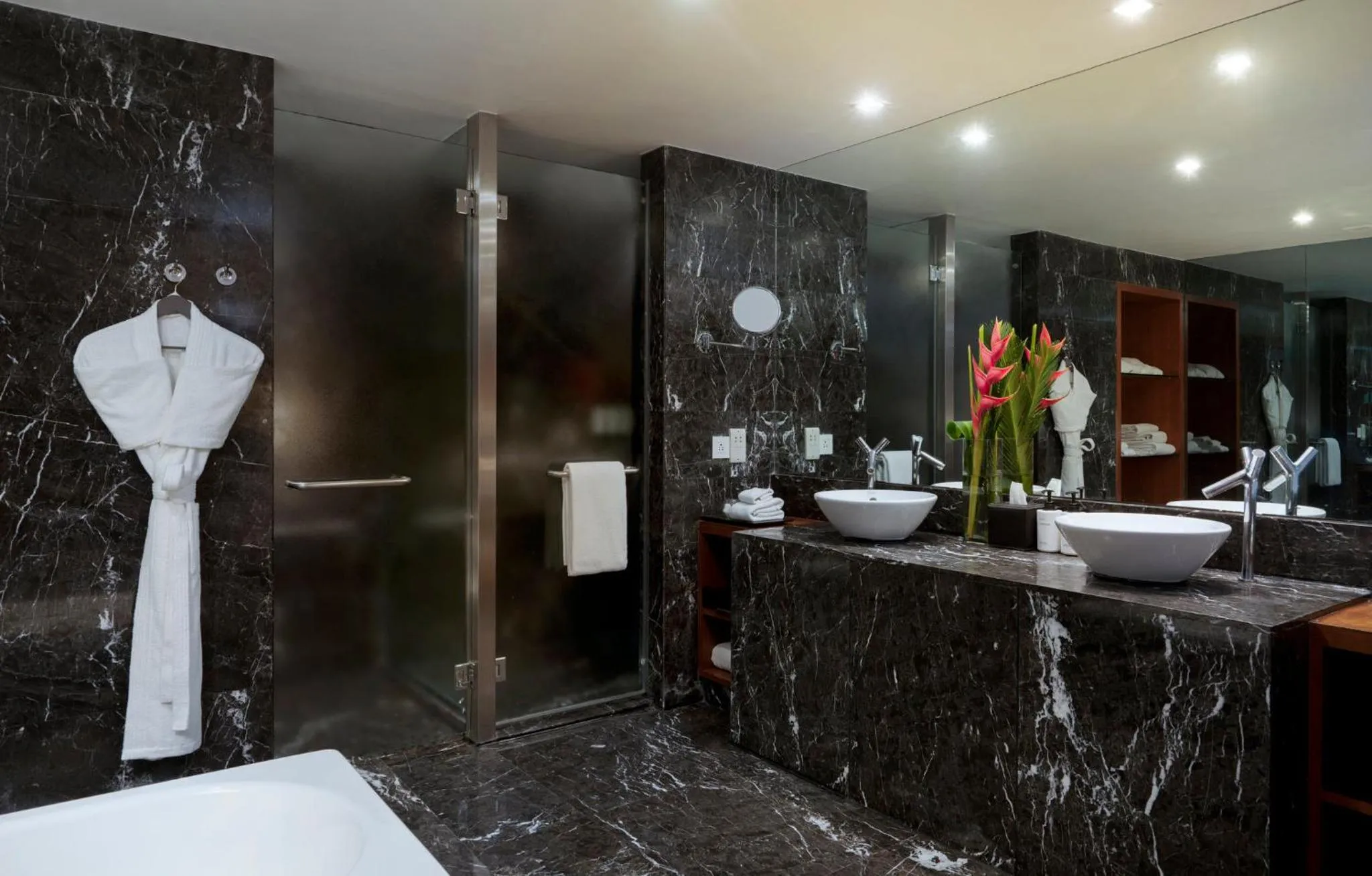 Bathroom in InterContinental Marine Drive Mumbai by IHG