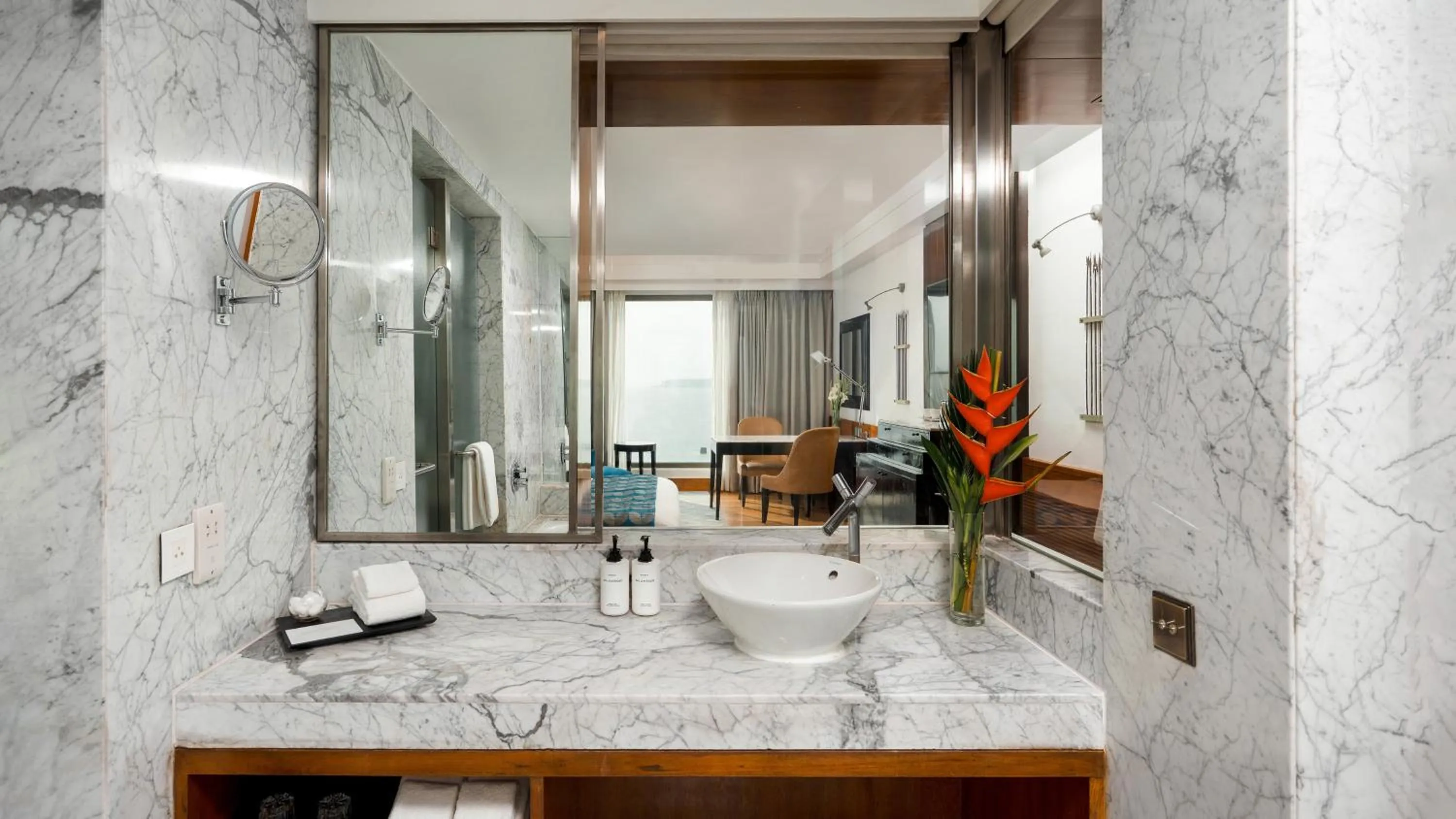 Bathroom in InterContinental Marine Drive Mumbai by IHG