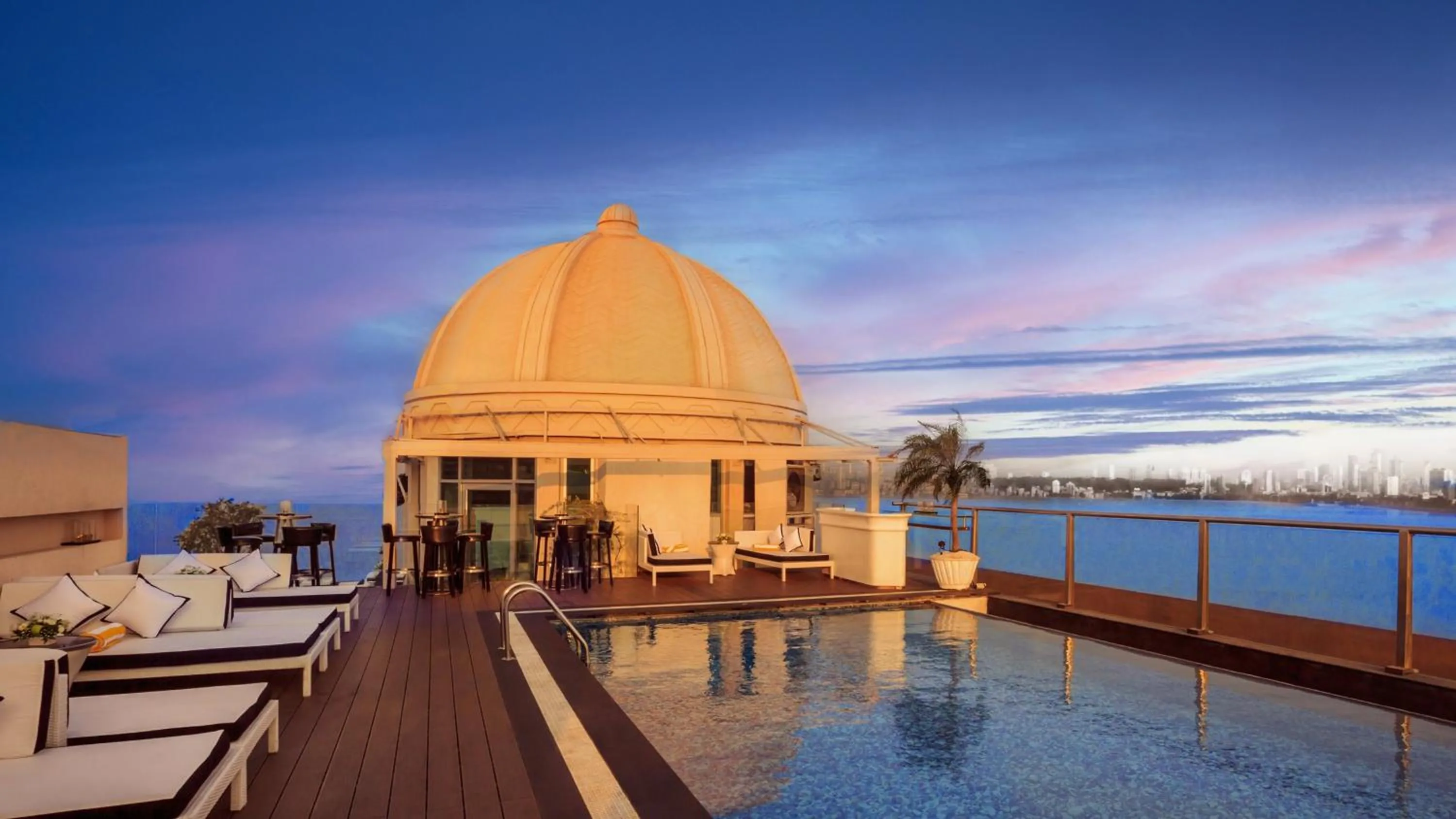 Swimming pool in InterContinental Marine Drive Mumbai by IHG
