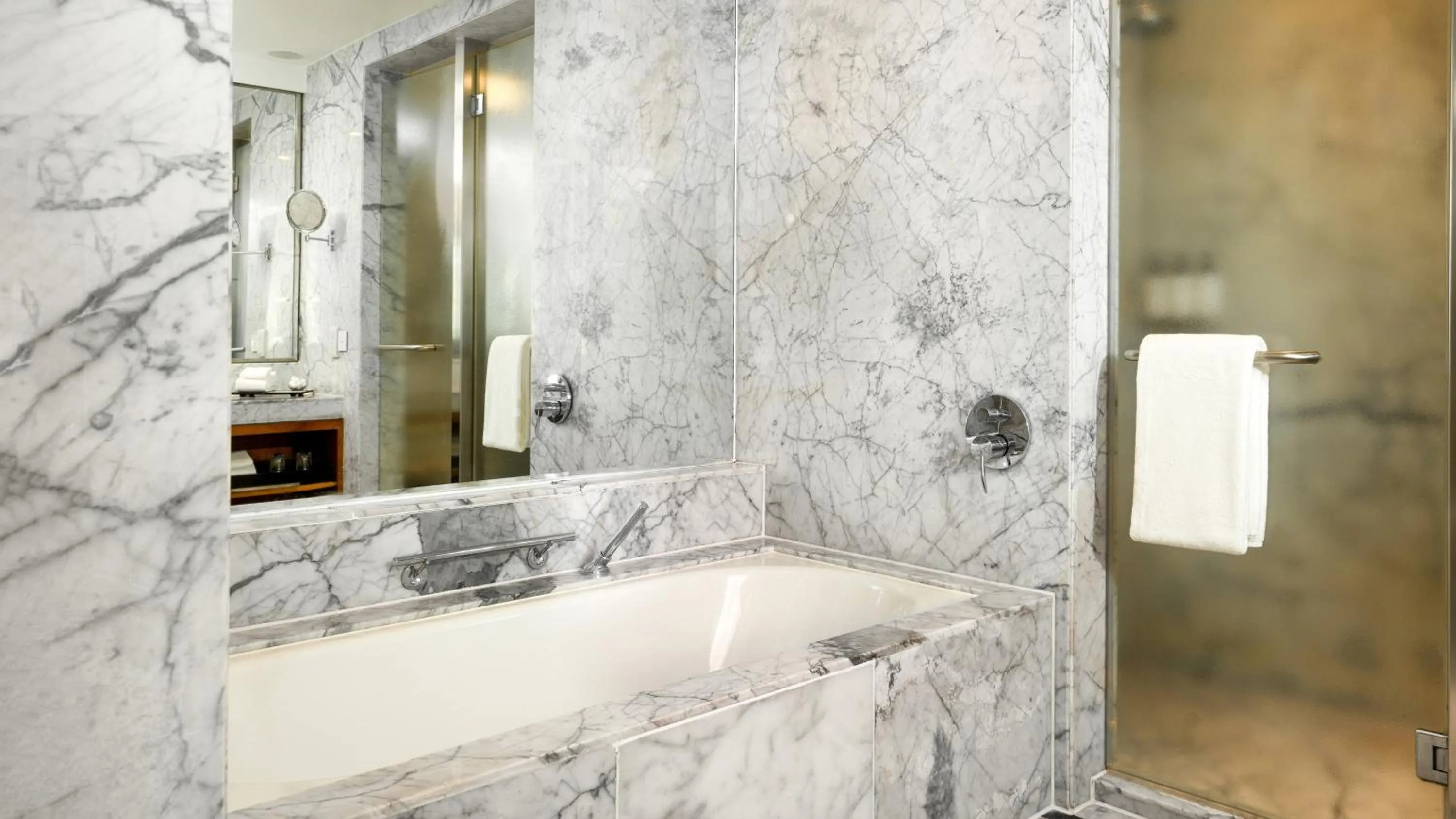 Bathroom in InterContinental Marine Drive Mumbai by IHG