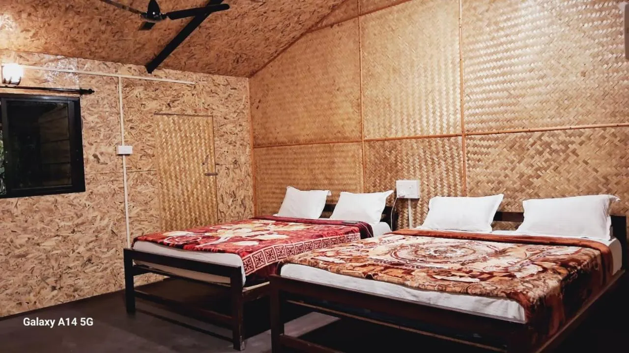 Bed in Green Hills Farm And Guest House