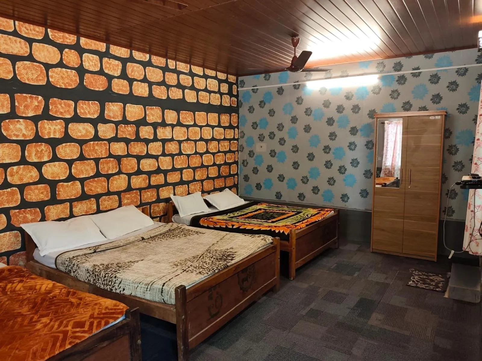 Bed in Green Hills Farm And Guest House