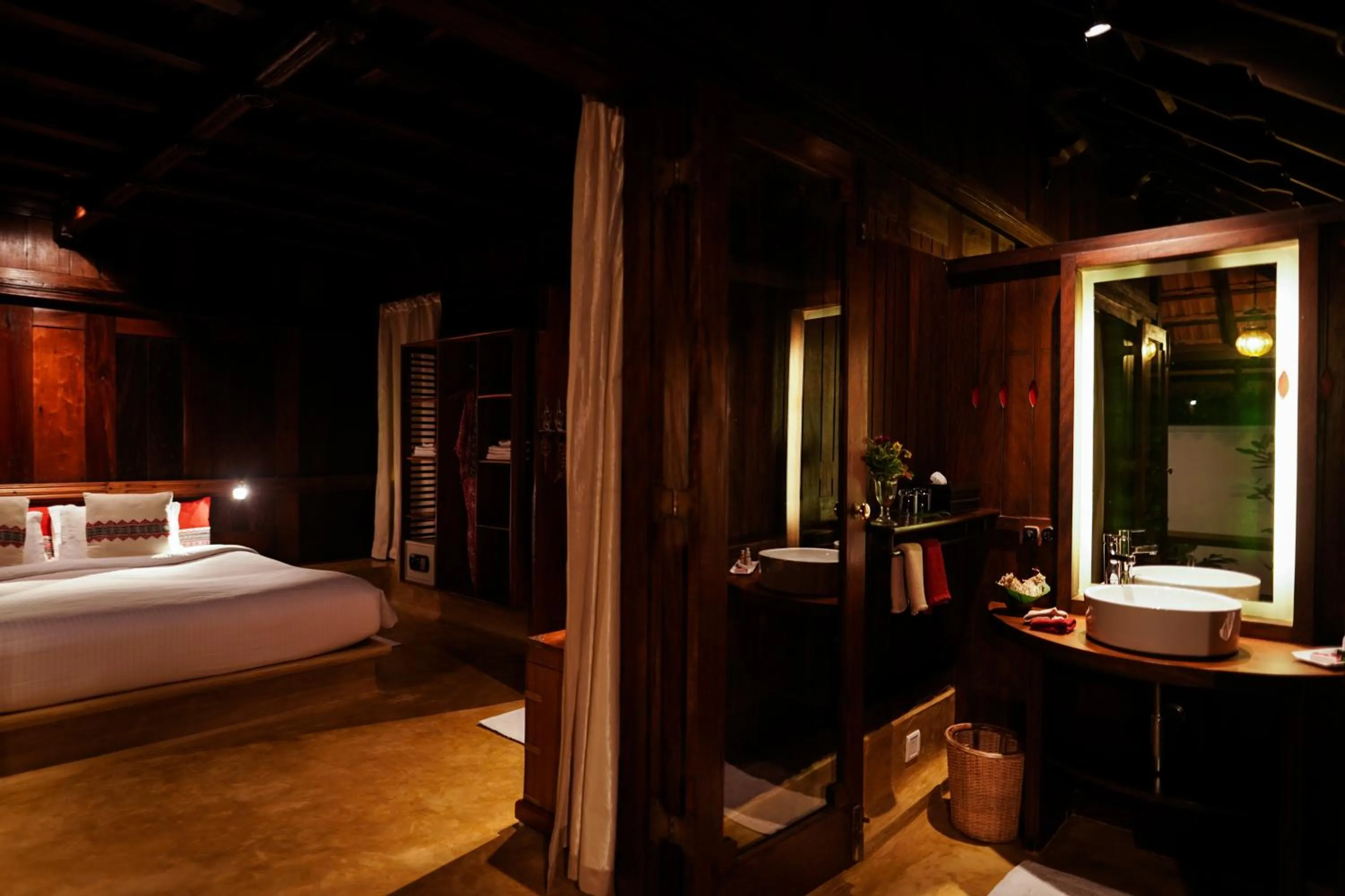 Bedroom, Bed in Vismaya by Moksha Stays