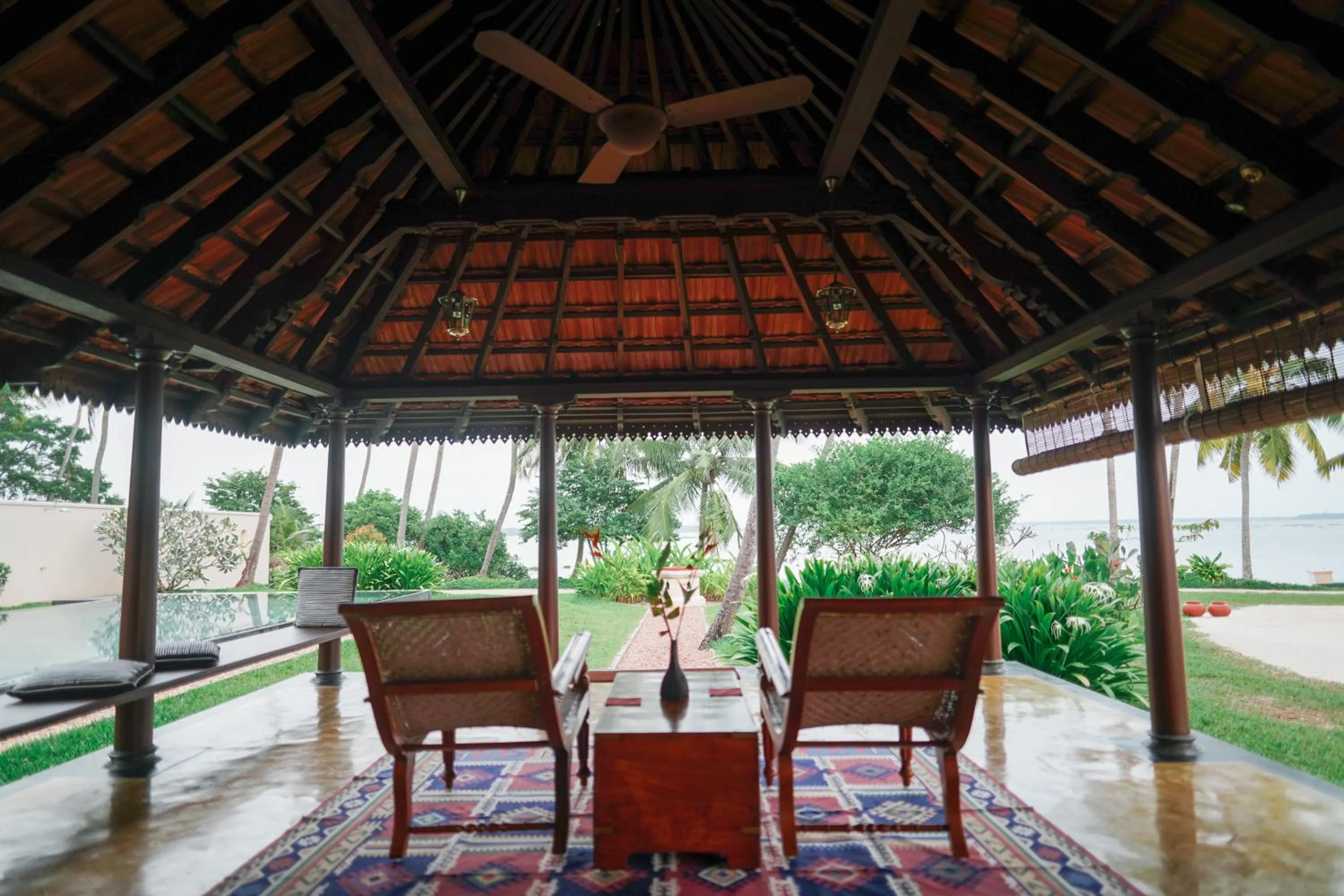 Patio in Vismaya by Moksha Stays