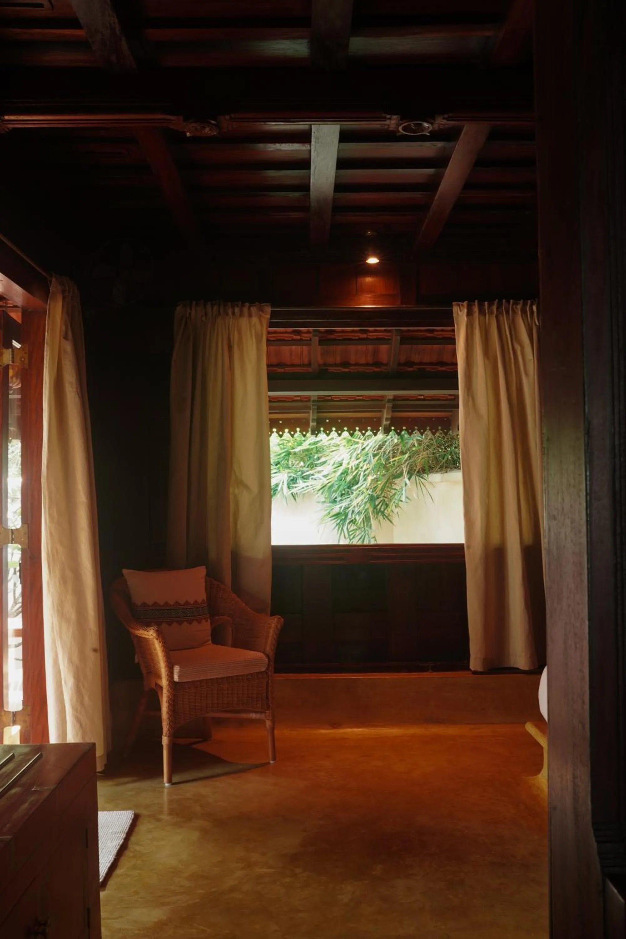 Seating area in Vismaya by Moksha Stays